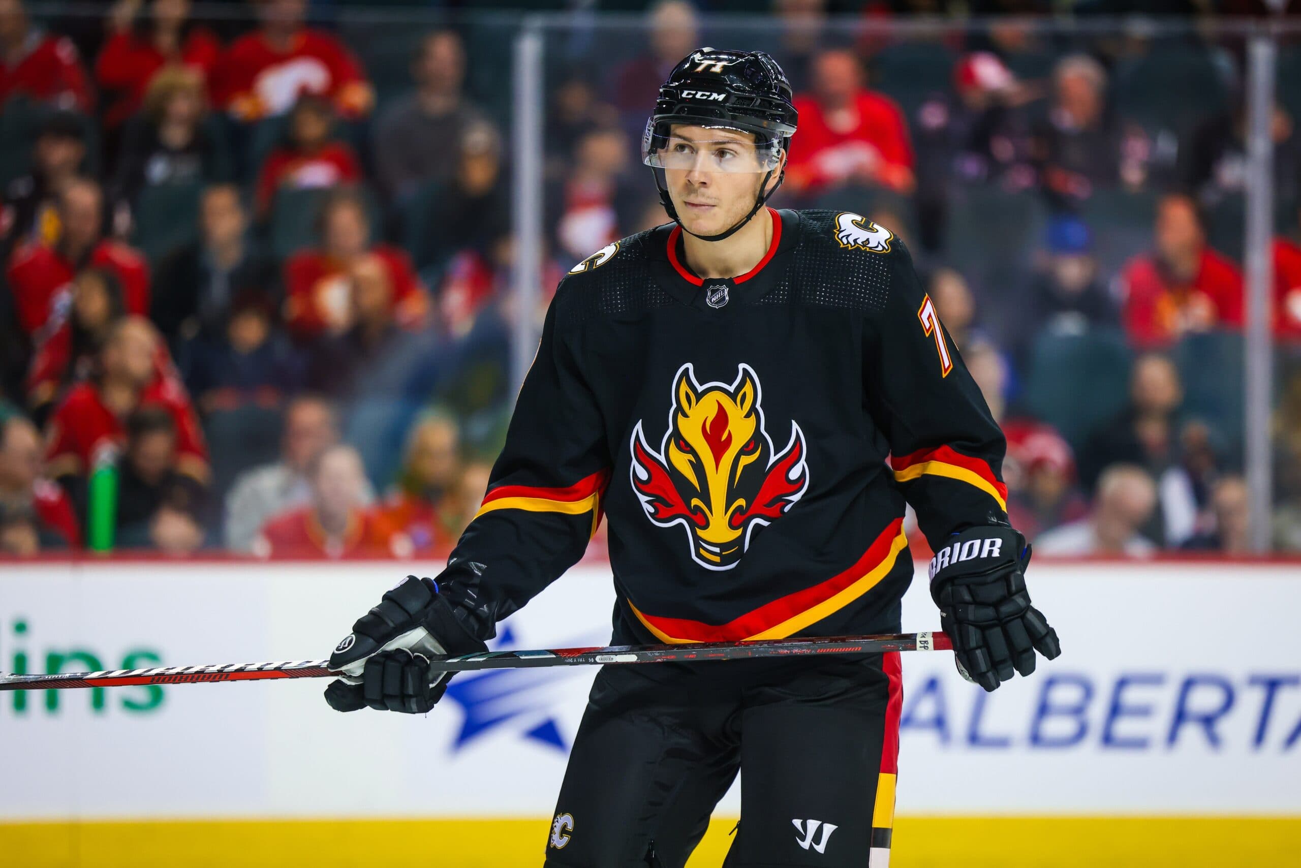 Calgary Flames place forward Walker Duehr on waivers