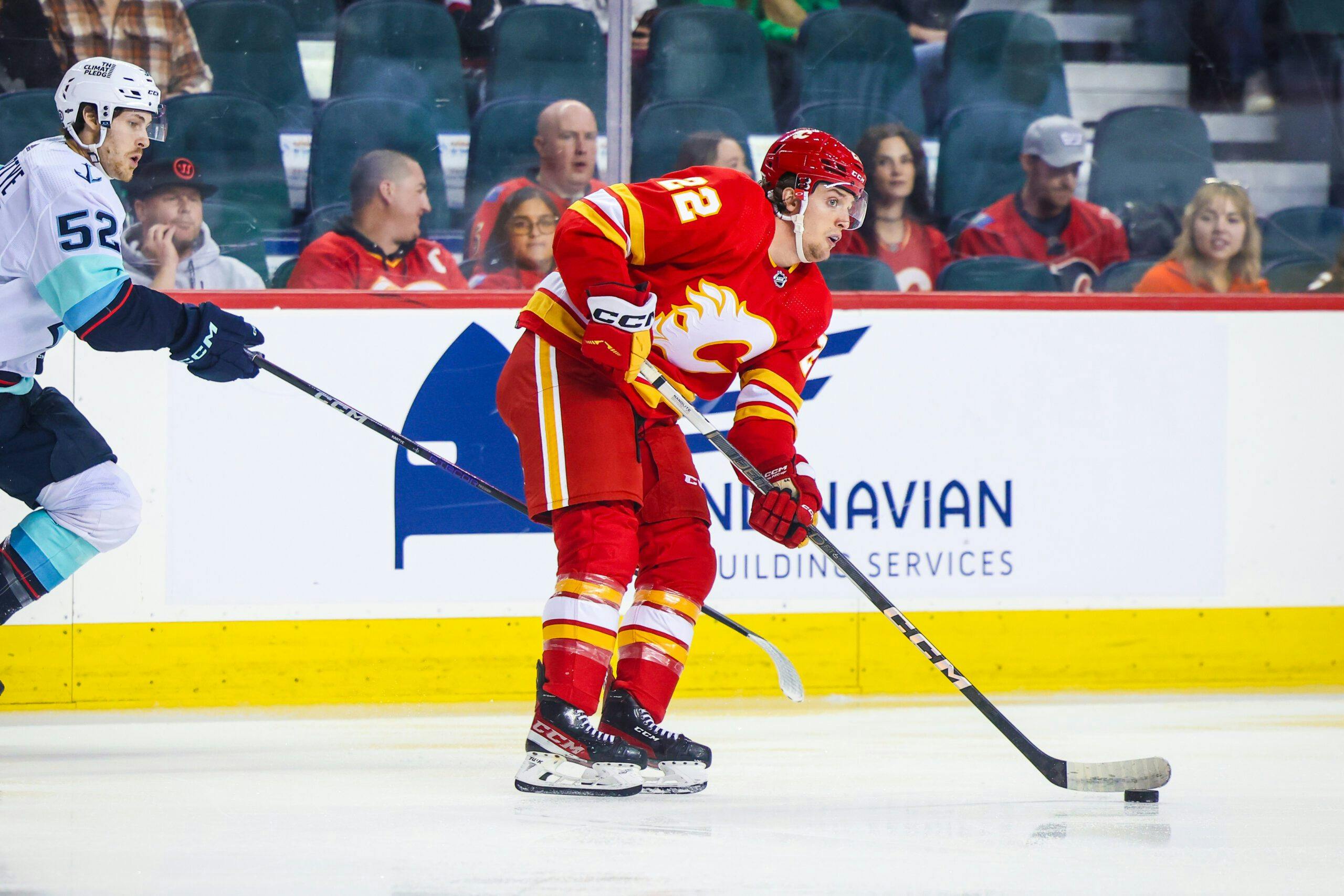 Calgary Flames’ forward Jakob Pelletier leaves game with injury, will not return