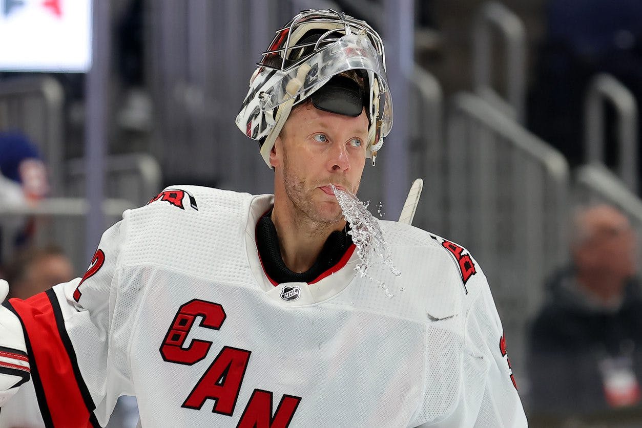 Carolina Hurricanes’ Antti Raanta will be out for “at least a couple weeks” with lower-body injury