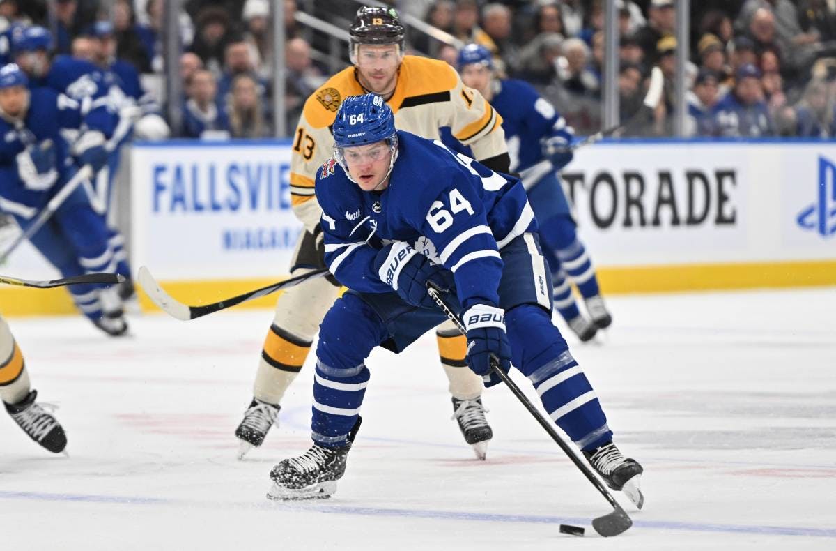 Toronto Maple Leafs forward David Kämpf out of the lineup Monday vs. New York Islanders