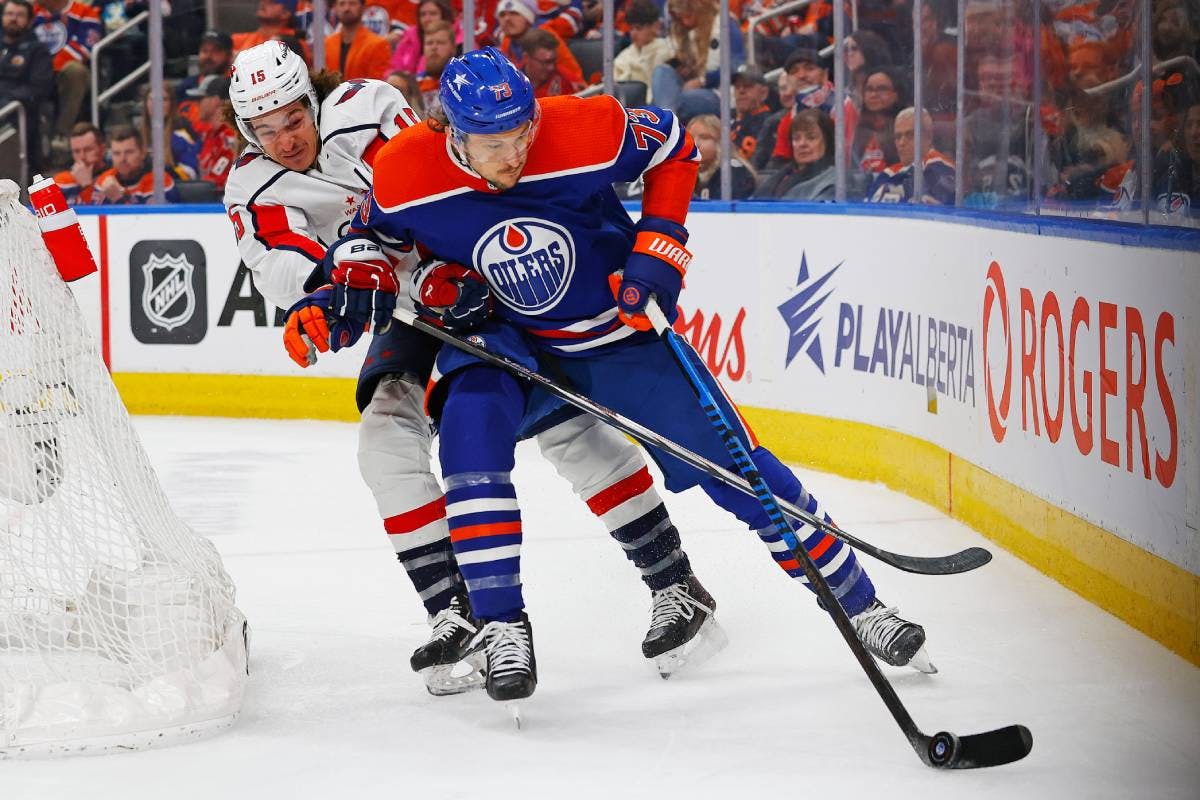 Edmonton Oilers’ Vincent Desharnais suffers broken finger from fight