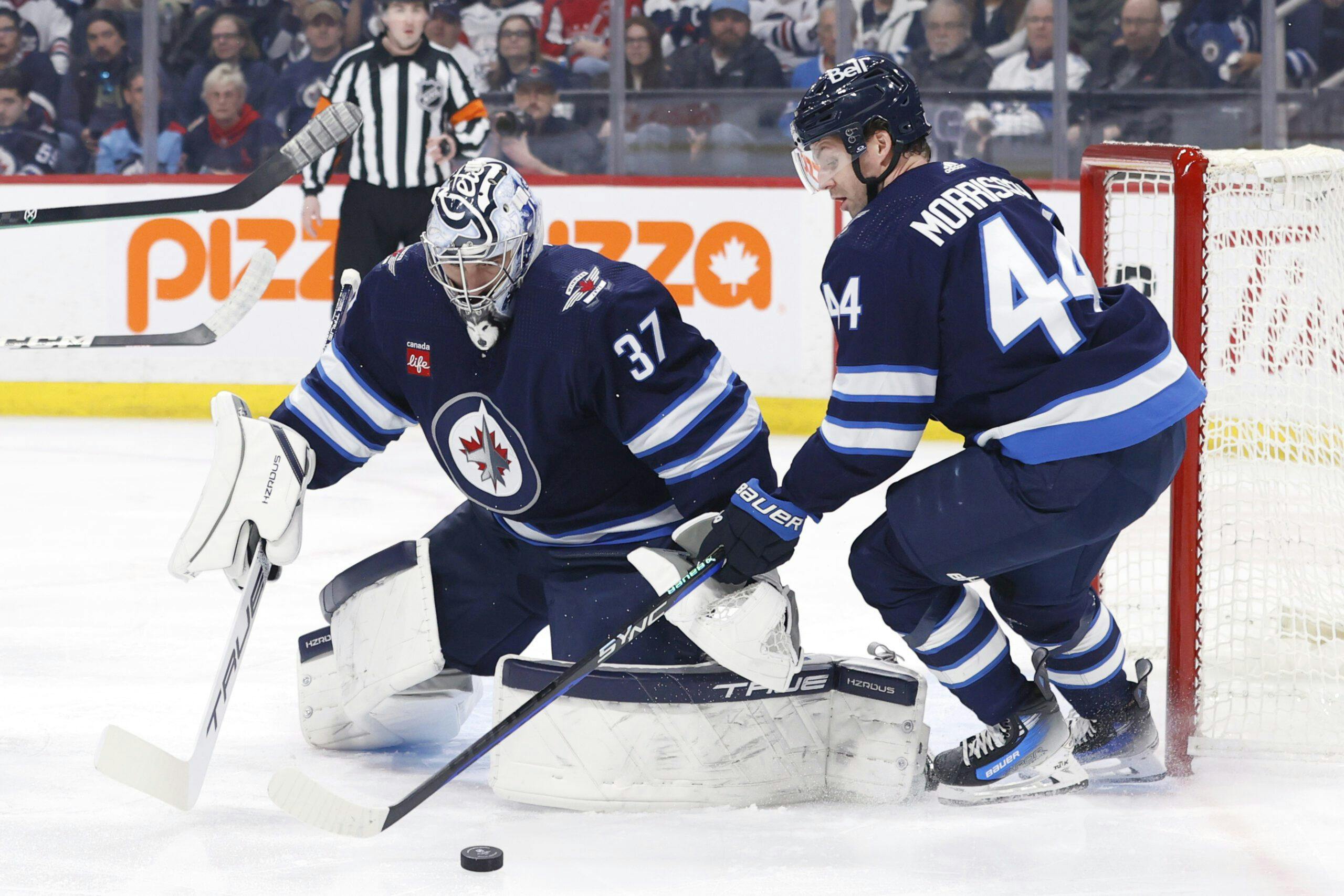Frankly Speaking: Josh Morrissey on playing in front of Connor Hellebuyck 