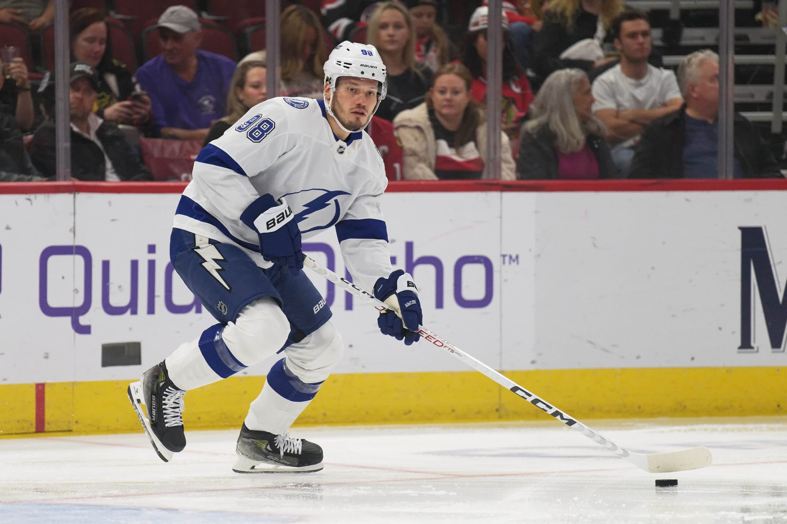 Lightning defenseman Mikhail Sergachev returns from broken leg in Game 4 vs. Panthers