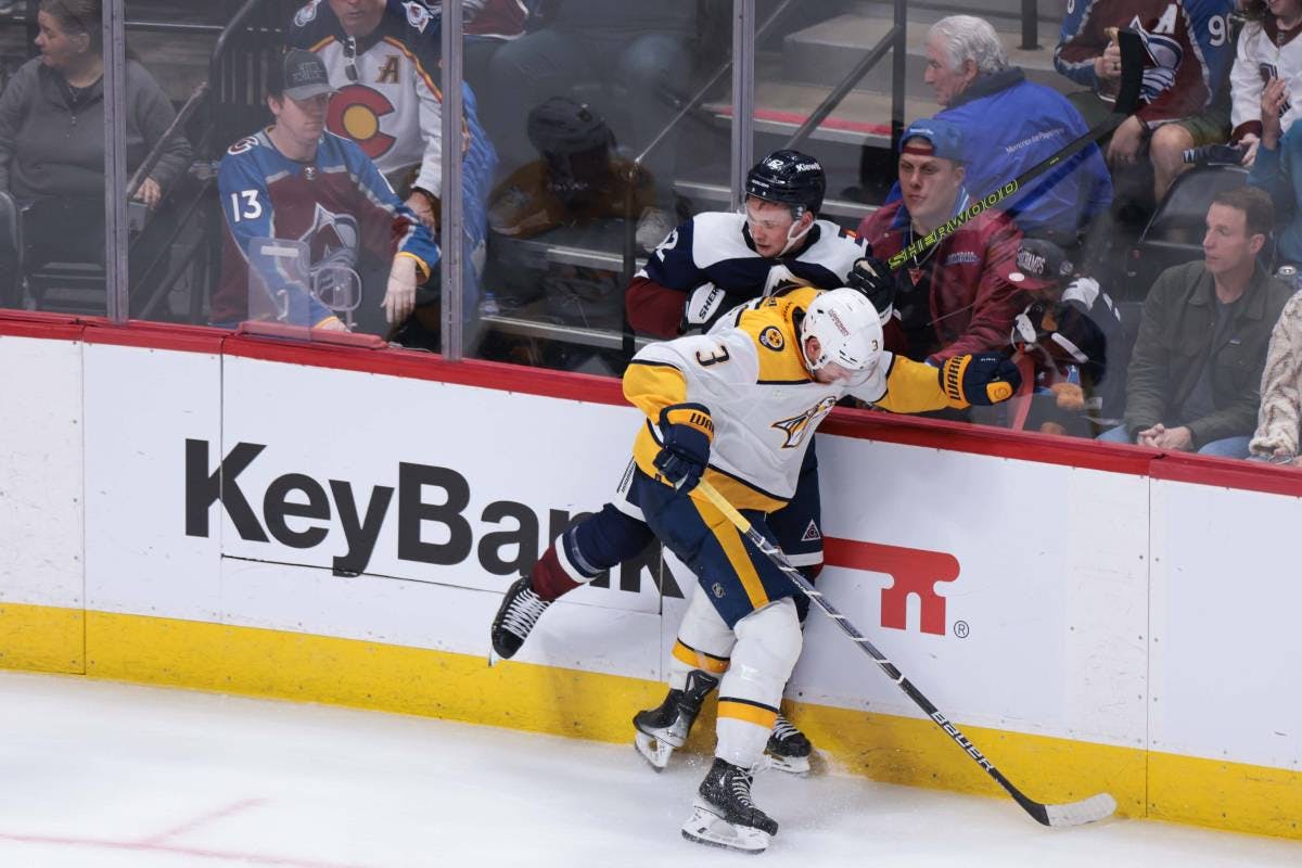 Nashville Predators’ Jeremy Lauzon breaks NHL record for most hits in a single season