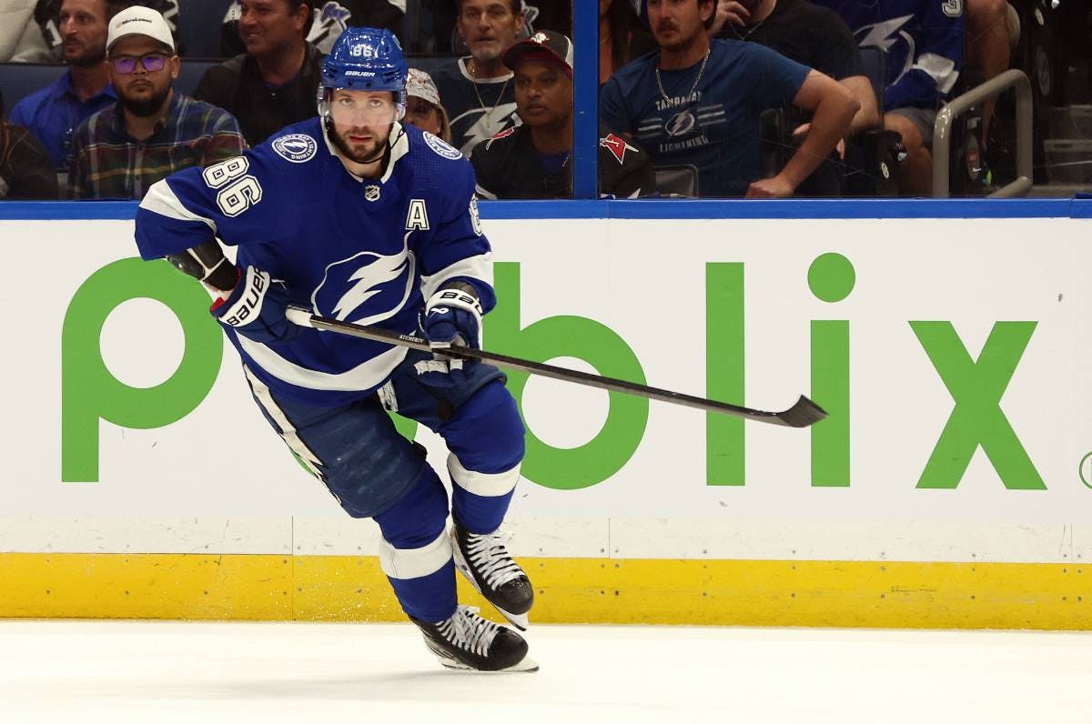 Lightning’s Nikita Kucherov becomes fifth player in NHL history to reach 100 assists in a season