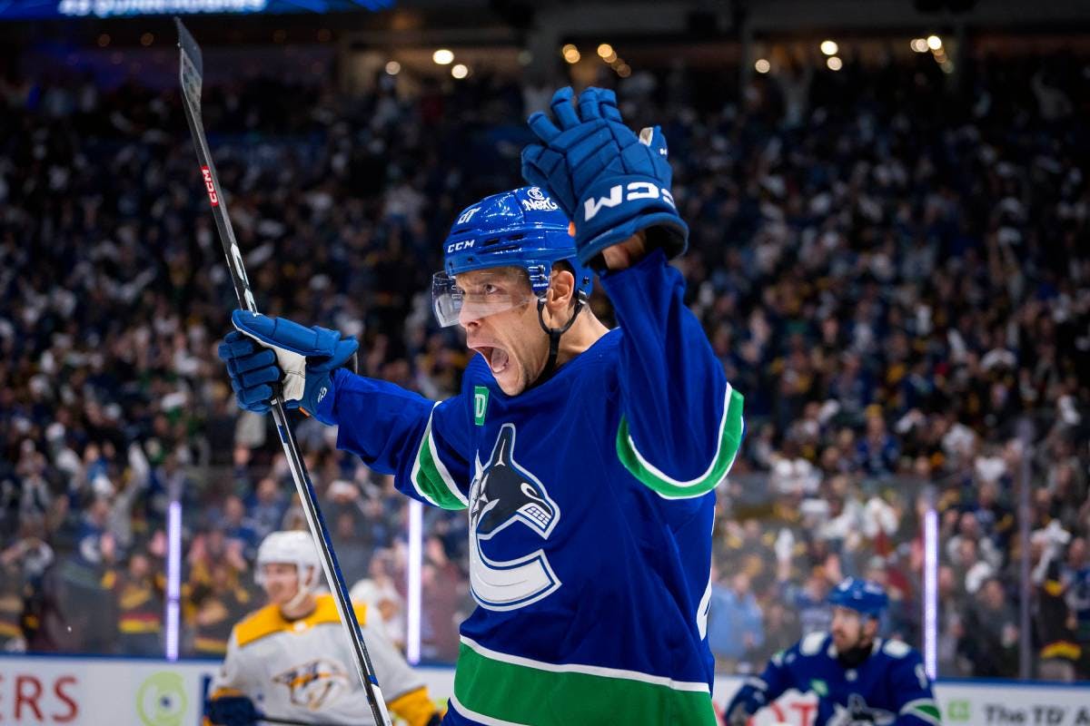 Vancouver Canucks’ Dakota Joshua is built to be a playoff performer