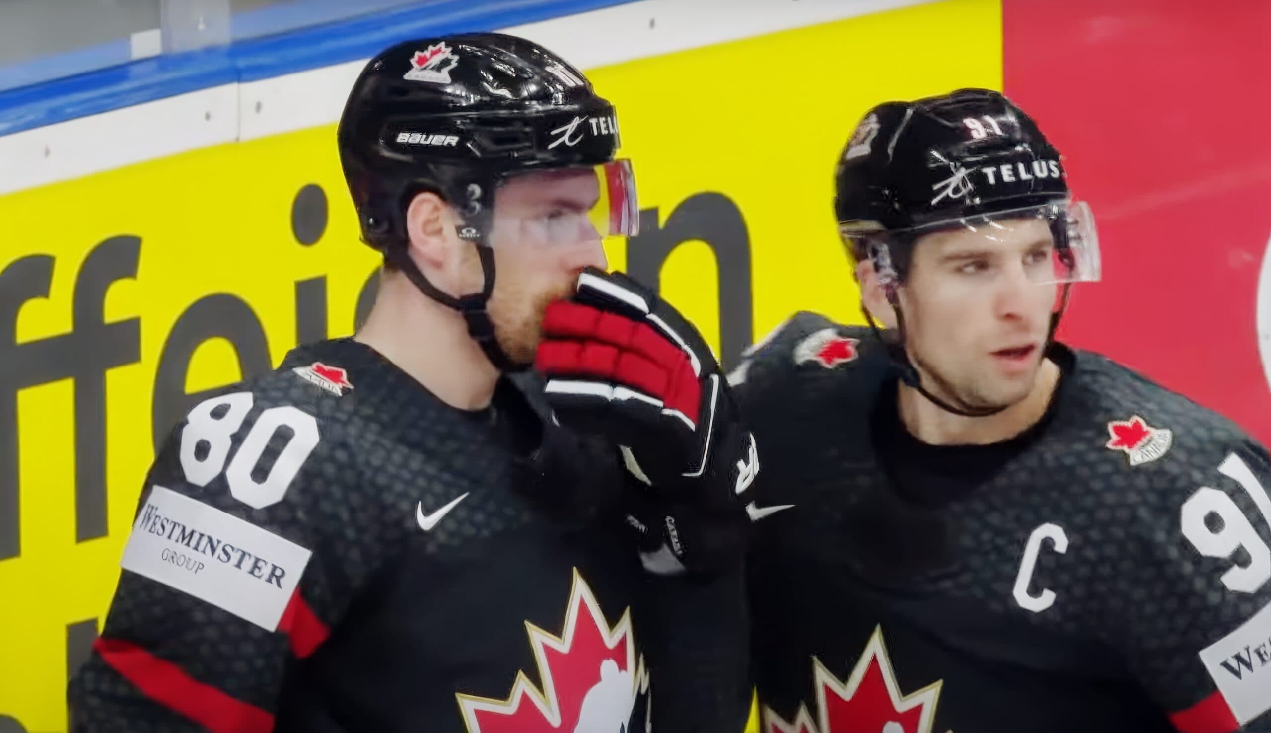 Pierre-Luc Dubois and John Tavares