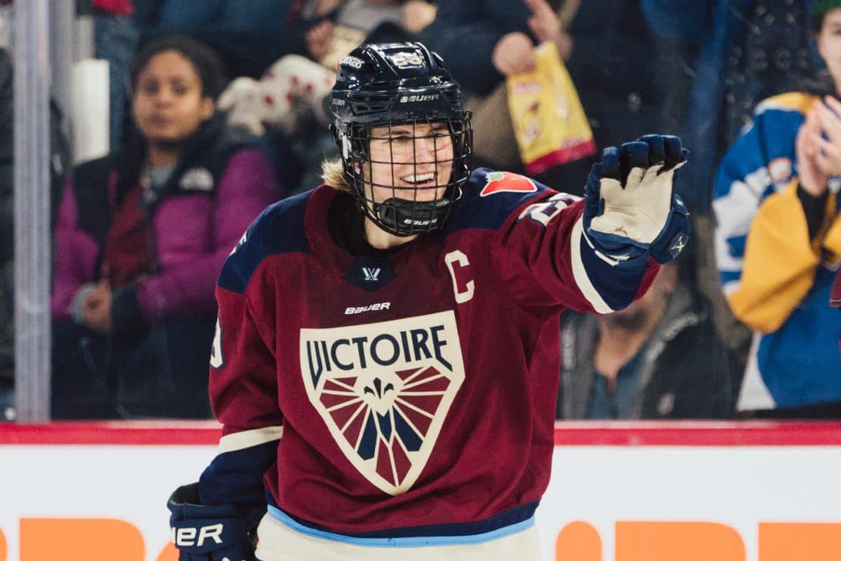 Montreal Victoire captain Marie-Philip Poulin