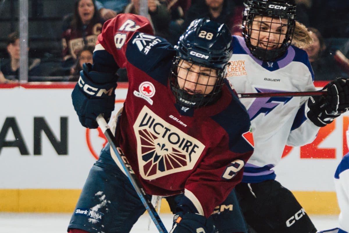 Montreal Victoire defender Catherine Dubois