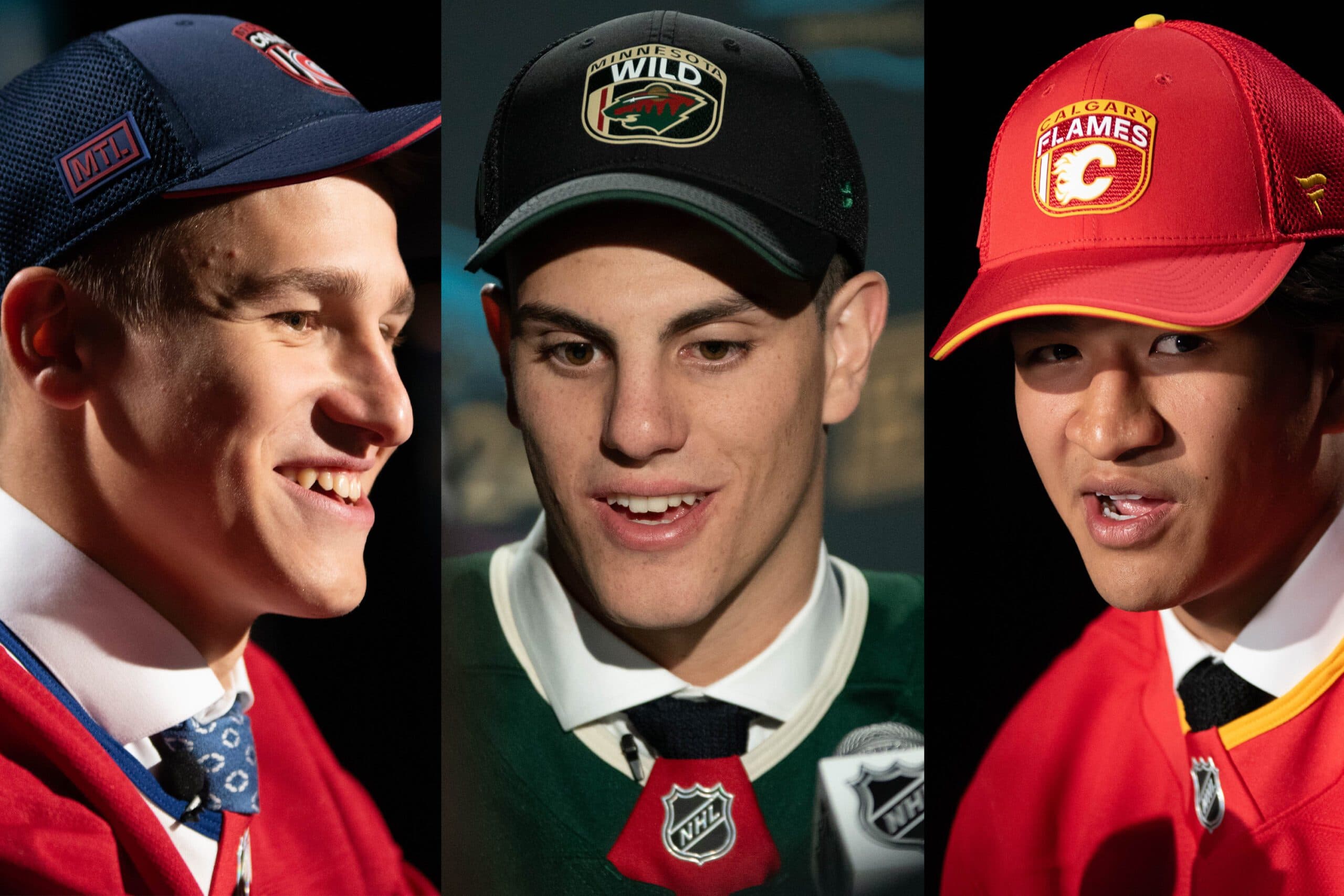 Ivan Demidov, Zeev Buium and Zayne Parekh (Steven Ellis/Daily Faceoff)