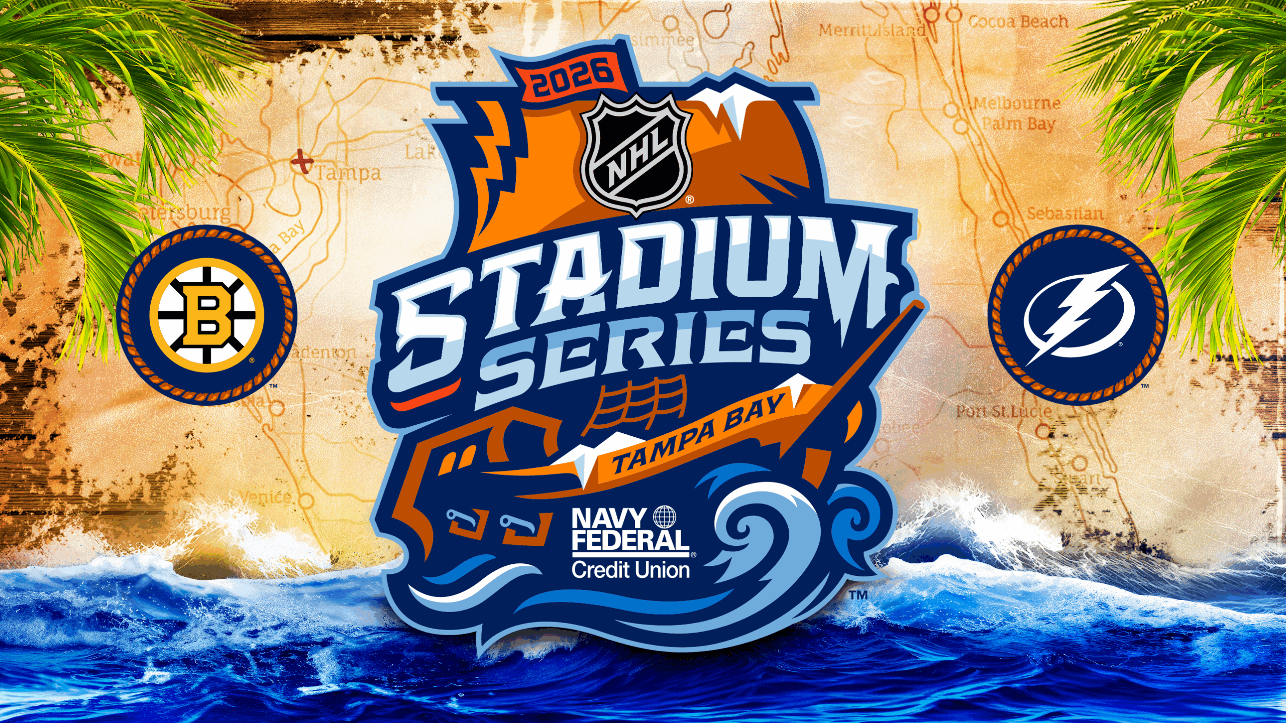 Logo unveiled for 2026 Stadium Series game between Bruins, Lightning