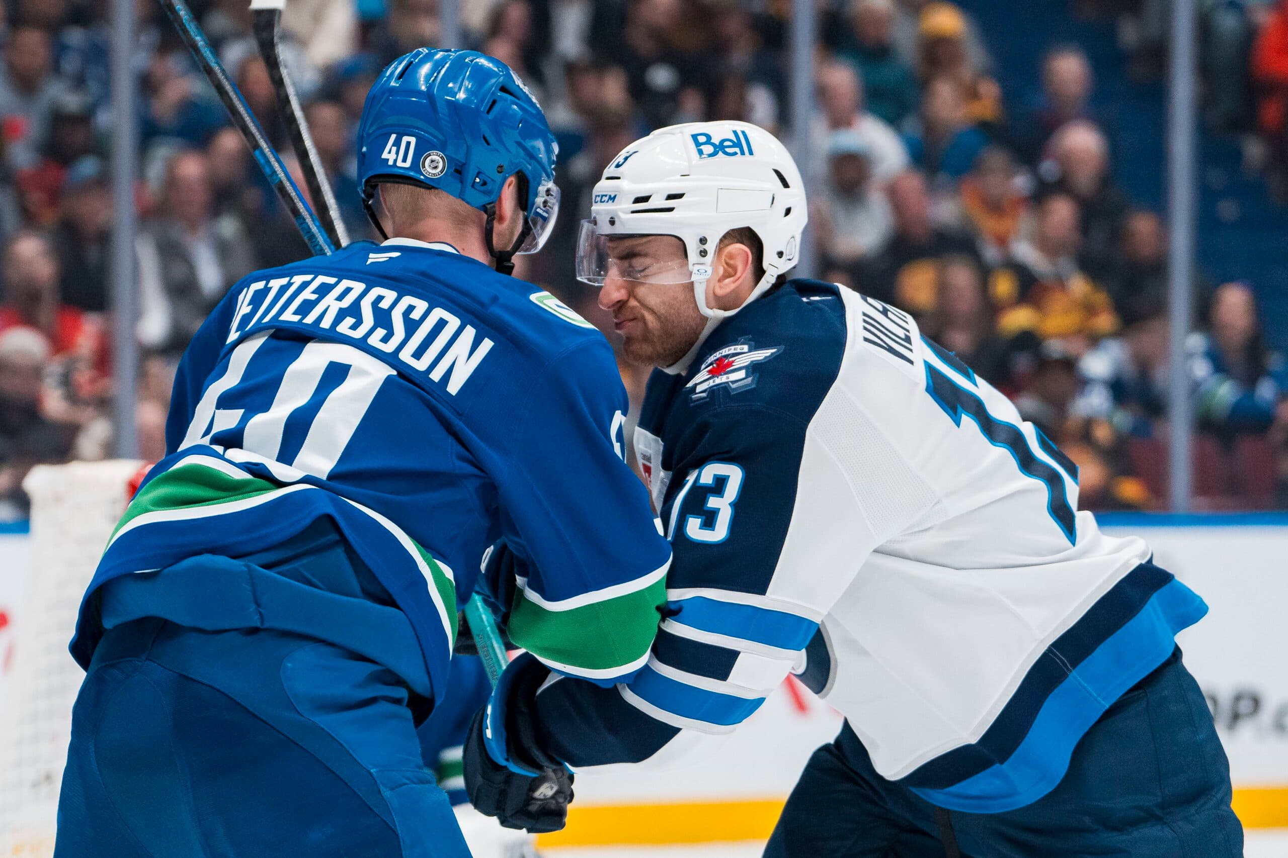 Elias Pettersson and Gabe Vilardi