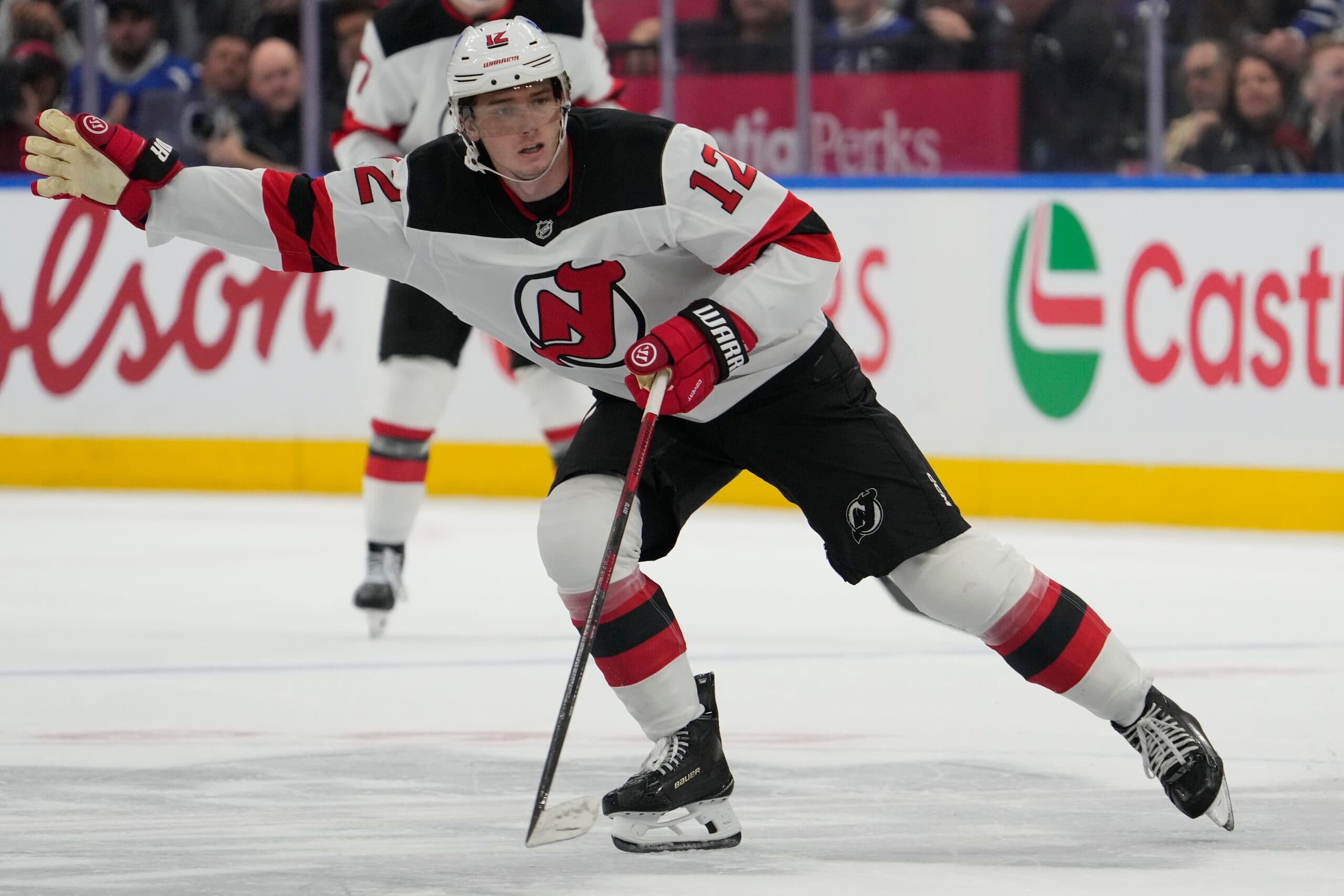Glass suffered his injury during the Devils' 5-2 victory over the Toronto Maple Leafs, and has not played since.