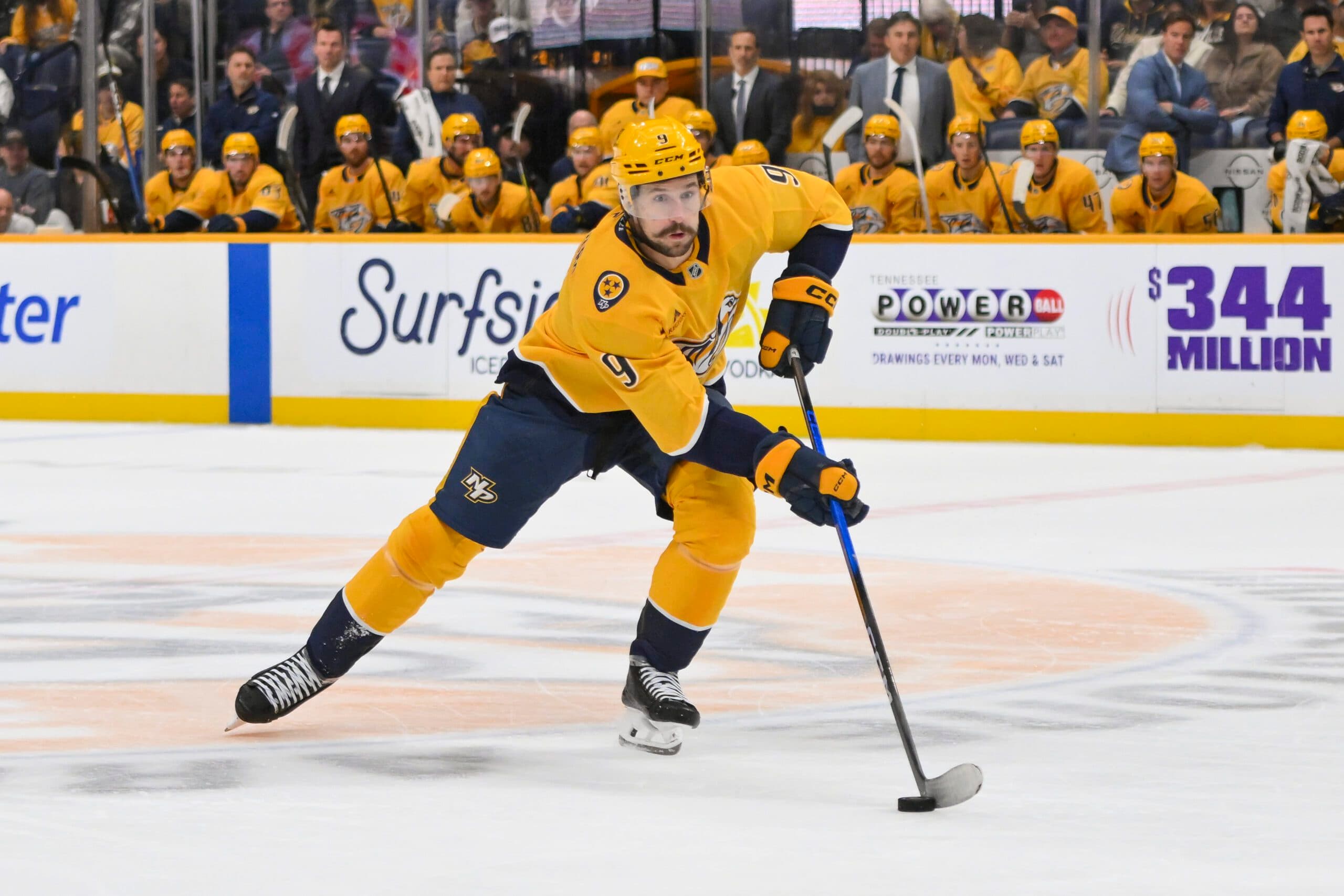 Nashville Predators left winger Filip Forsberg