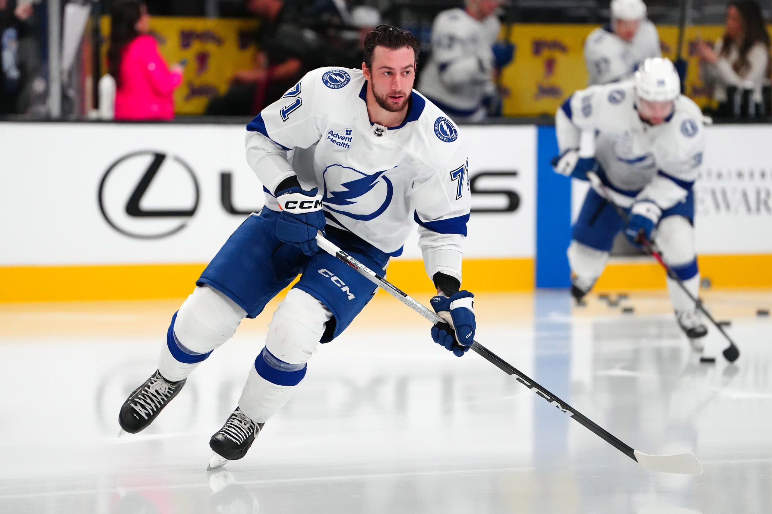 Cirelli has missed the Lightning's last four games while dealing with an upper-body injury.