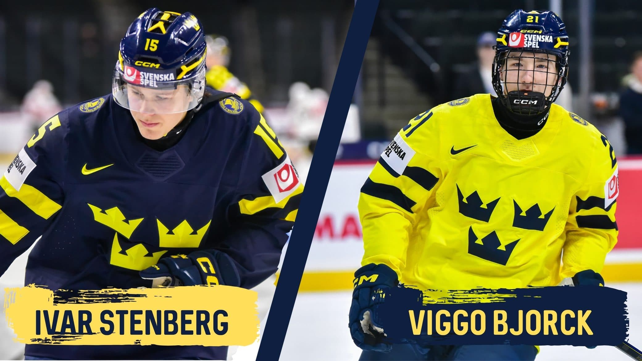 Ivar Stenberg and Viggo Bjorck (Steven Ellis/Daily Faceoff)