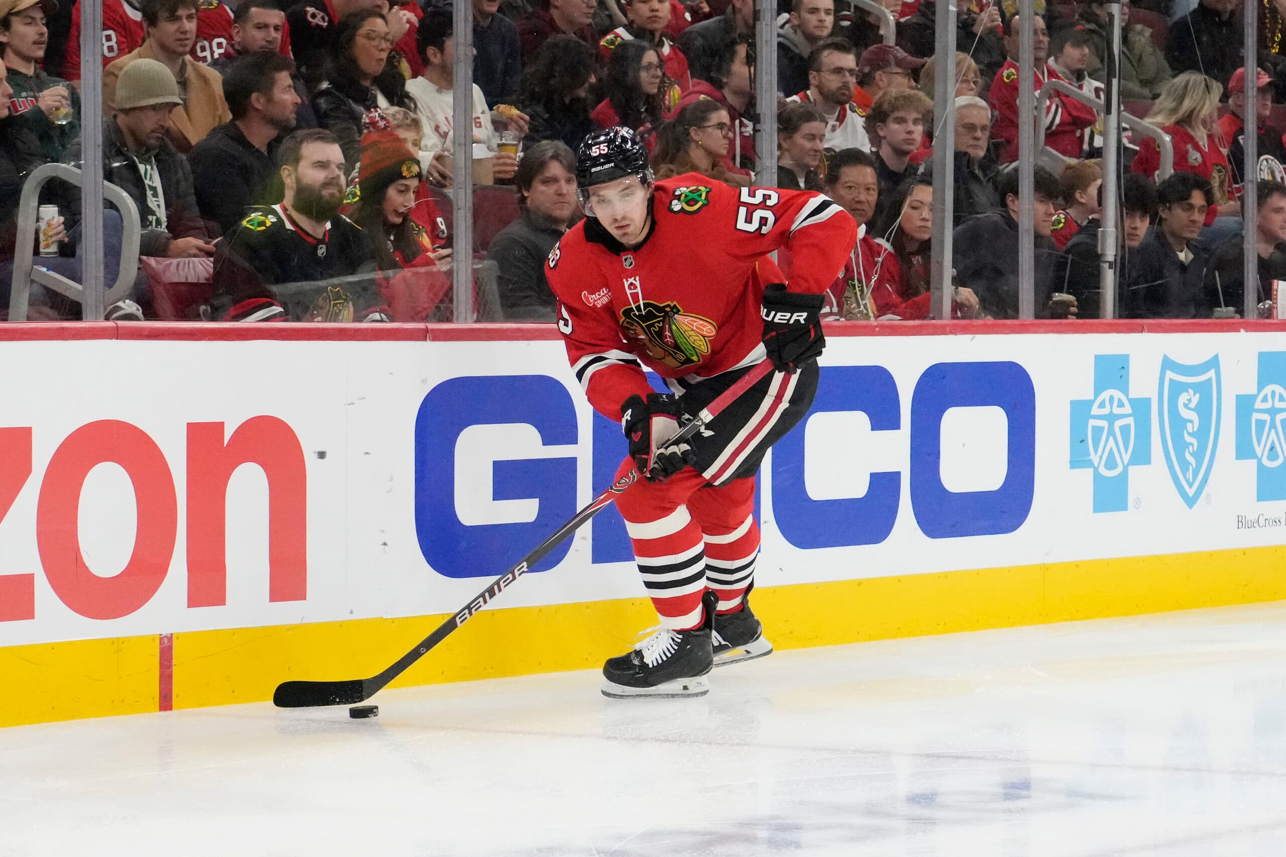 Blackhawks scratch Artyom Levshunov against Maple Leafs for arriving late