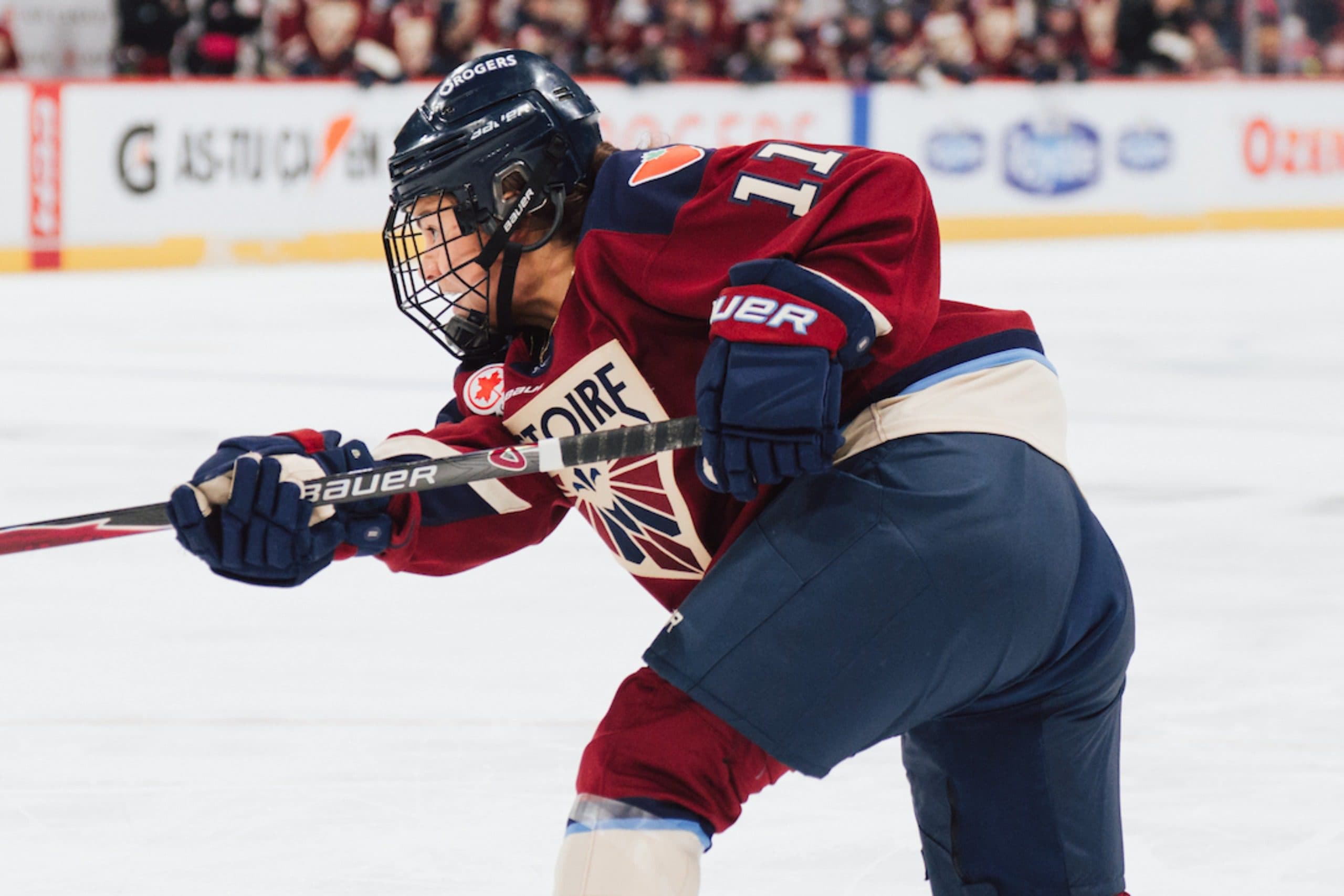 Montreal Victoire forward Abby Roque