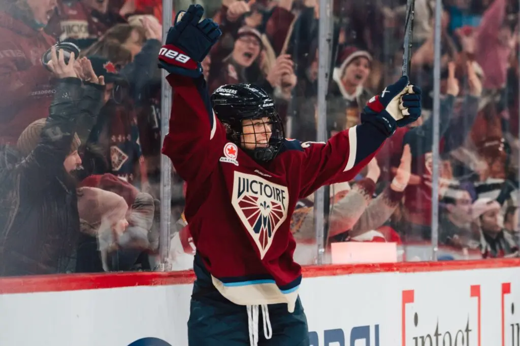 Montrael Victoire forward Maureen Murphy