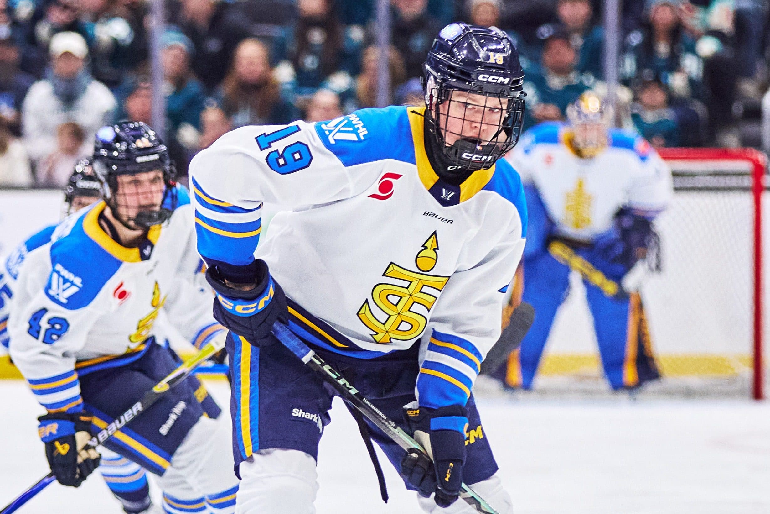 Toronto Sceptres forward Sara Hjalmarsson