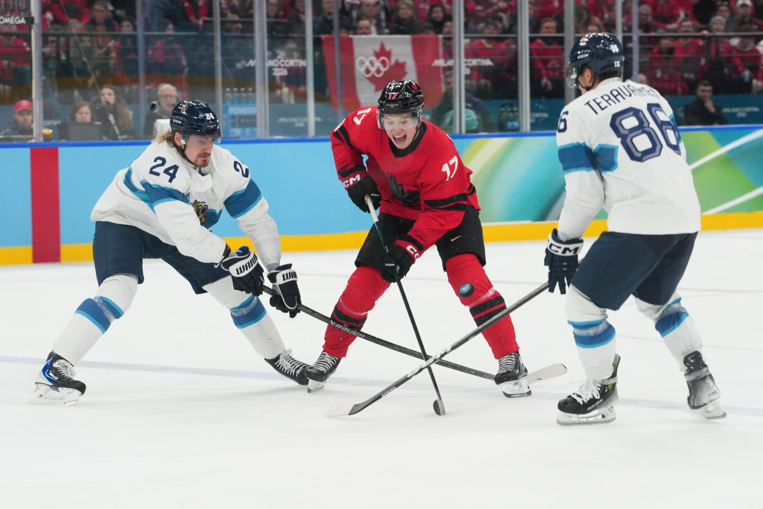 Celebrini led Canada with 25 minutes and 53 seconds of ice time on Friday.
