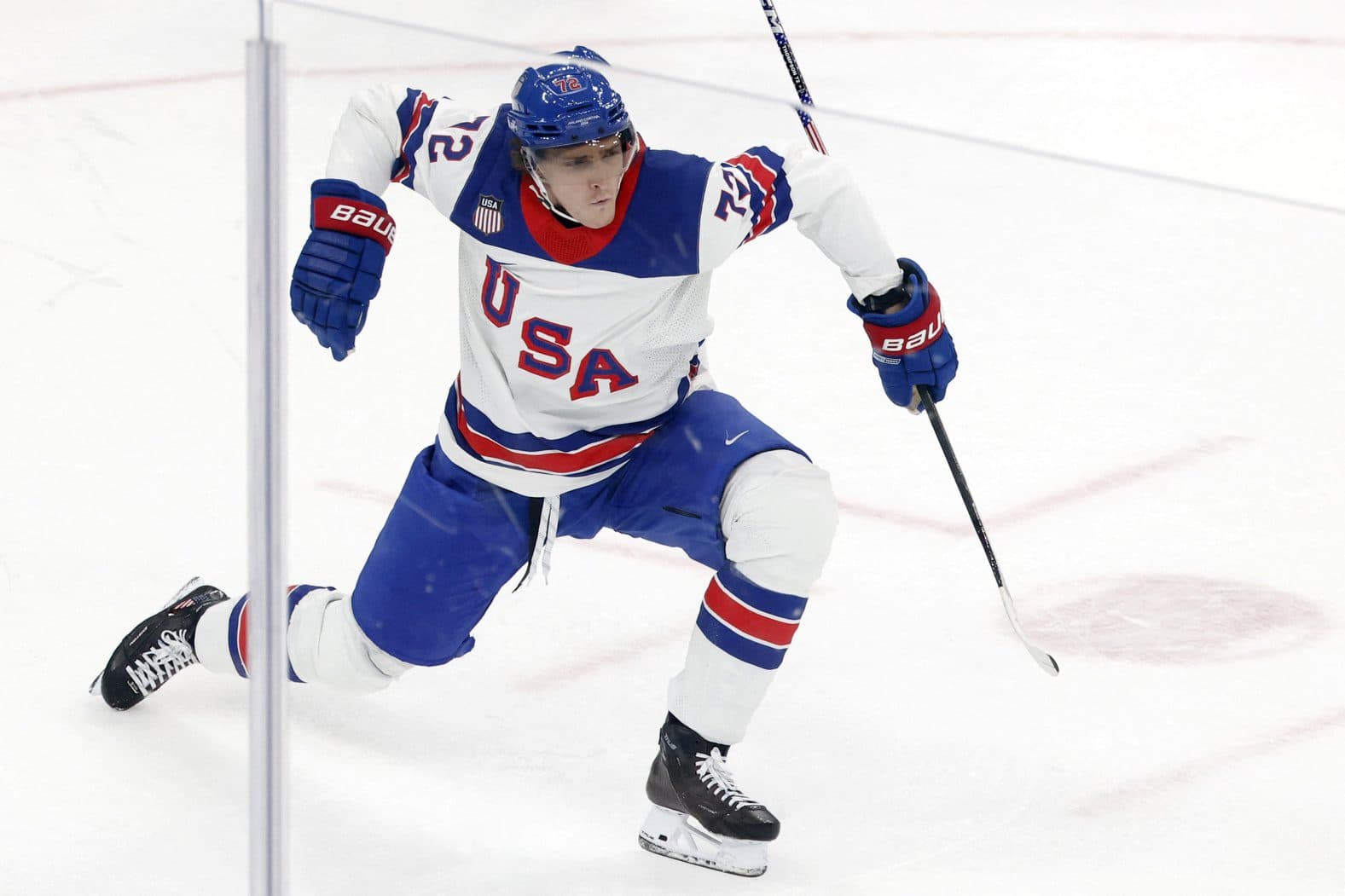 USA’s Tage Thompson leaves Olympic semifinal for precautionary reasons