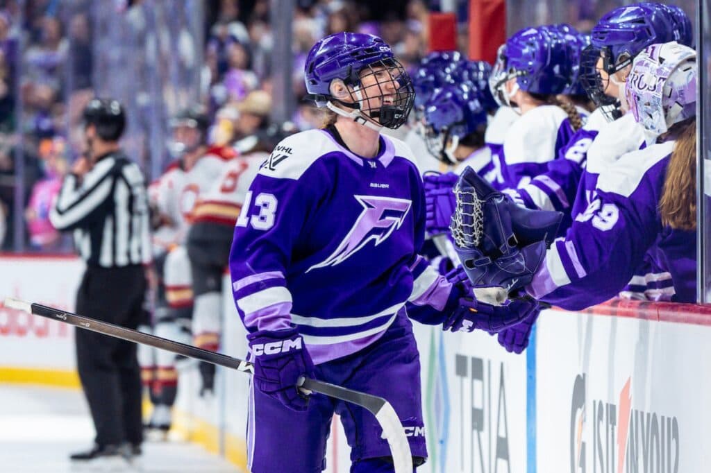 Minnesota Frost forward Grace Zumwinkle