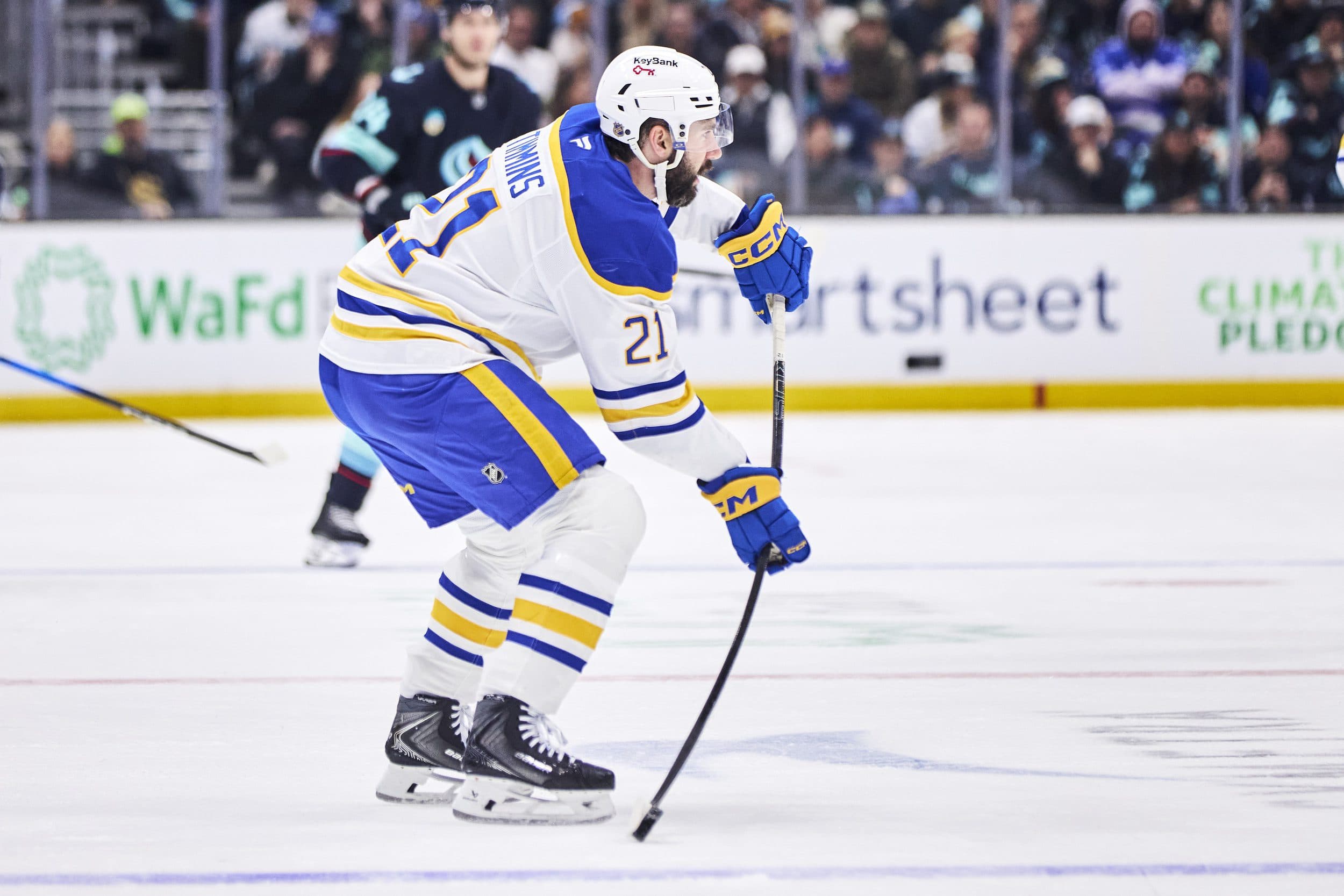 Sabres’ Conor Timmins set to return after missing four months with broken leg