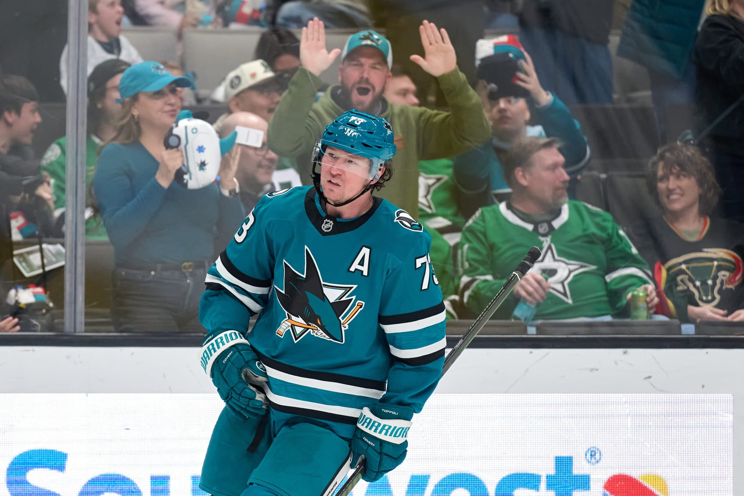 Sharks’ Tyler Toffoli out ‘for a little bit’ with injury