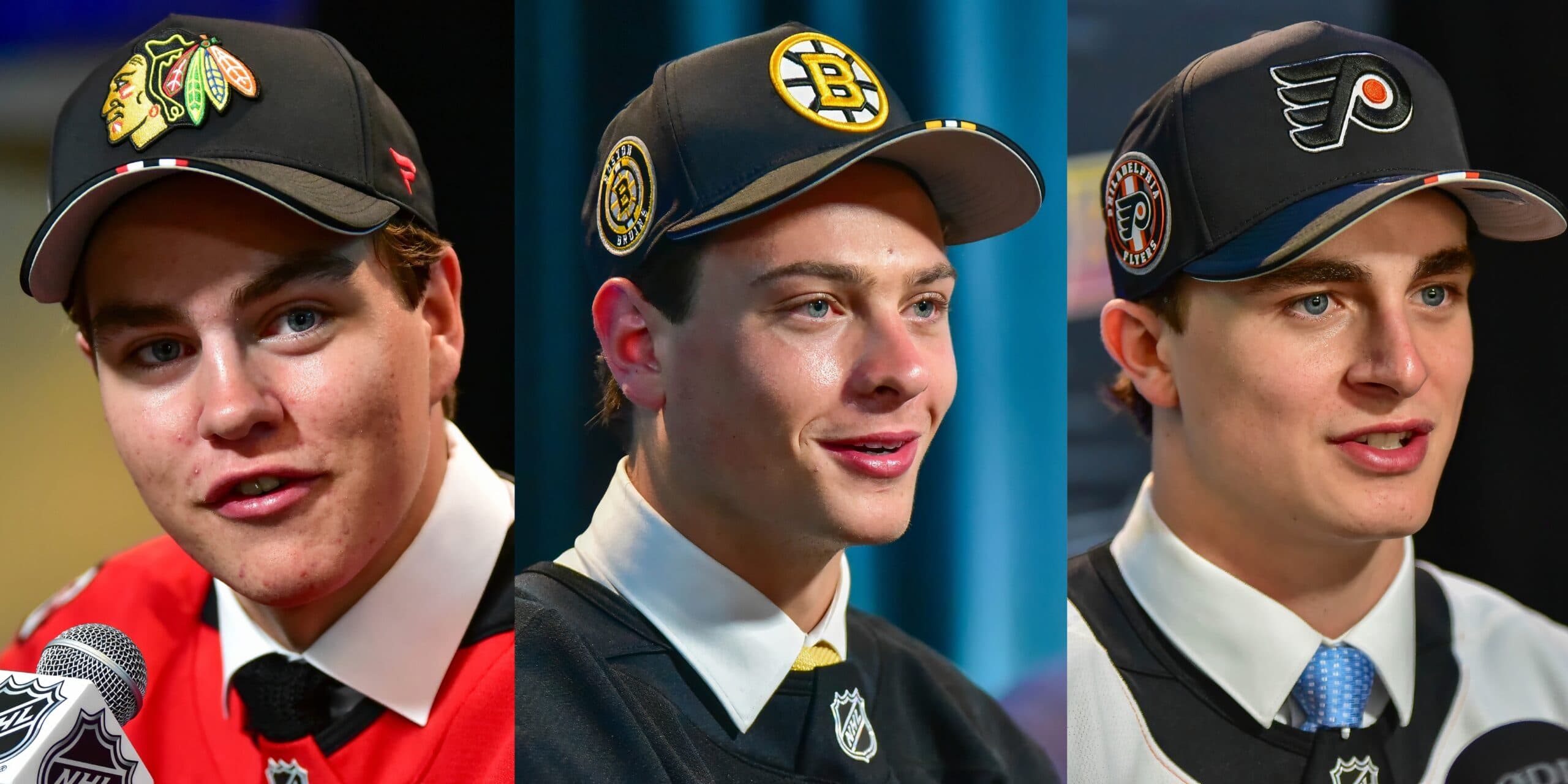 Anton Frondell, James Hagens and Porter Martone (Steven Ellis/The Nation Network)