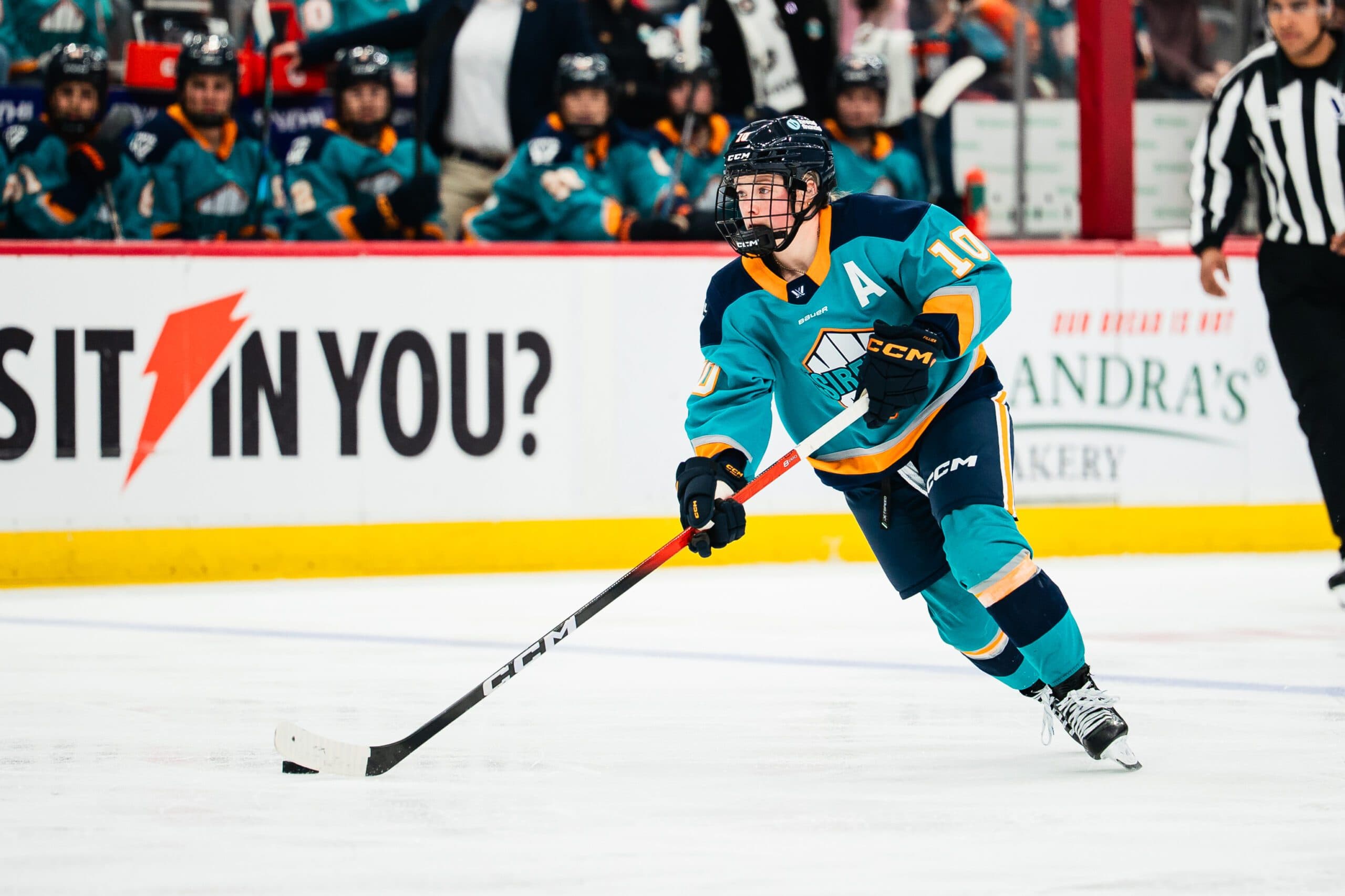 New York Sirens forward Sarah Fillier