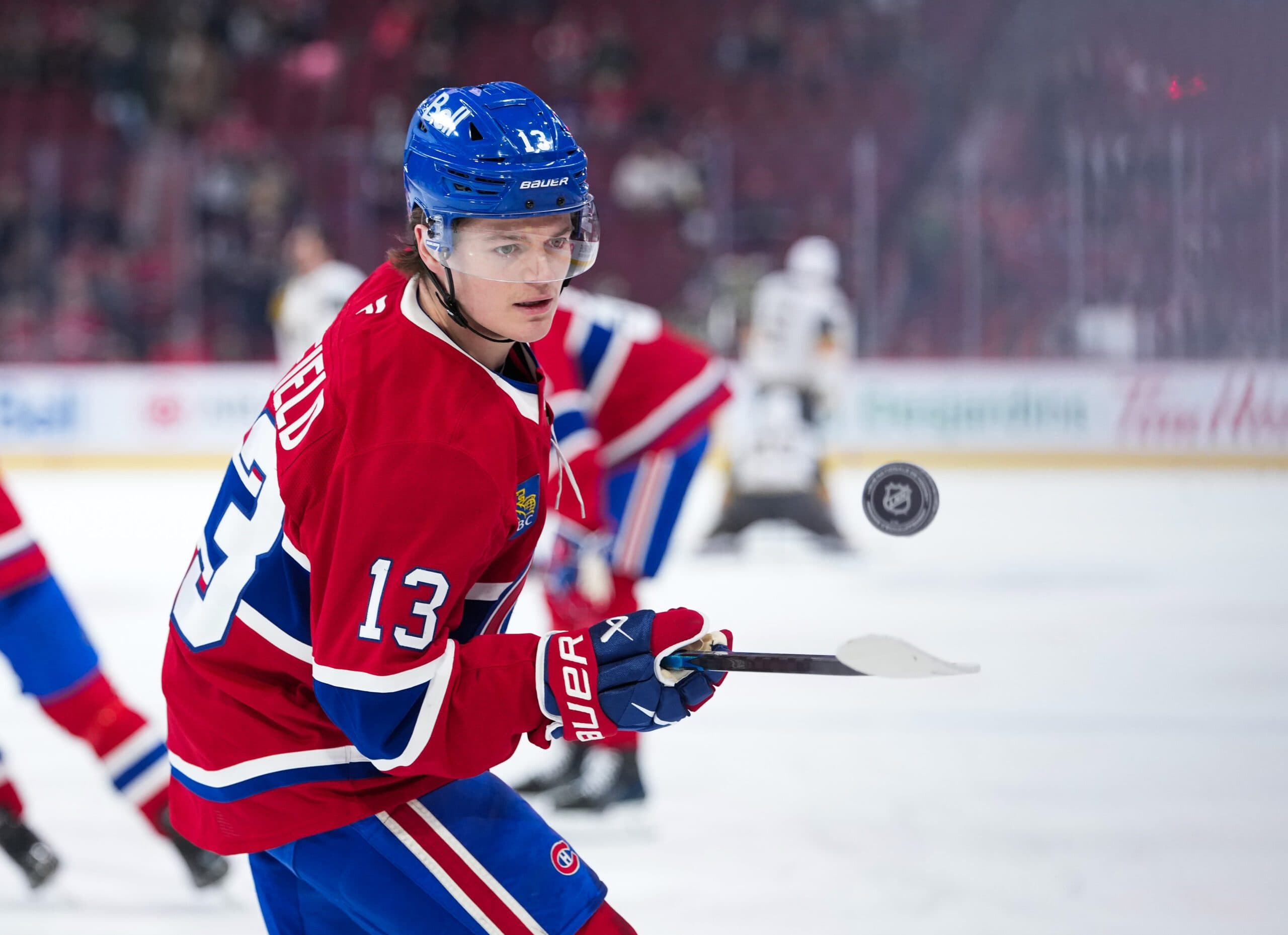 Montreal Canadiens right winger Cole Caufield