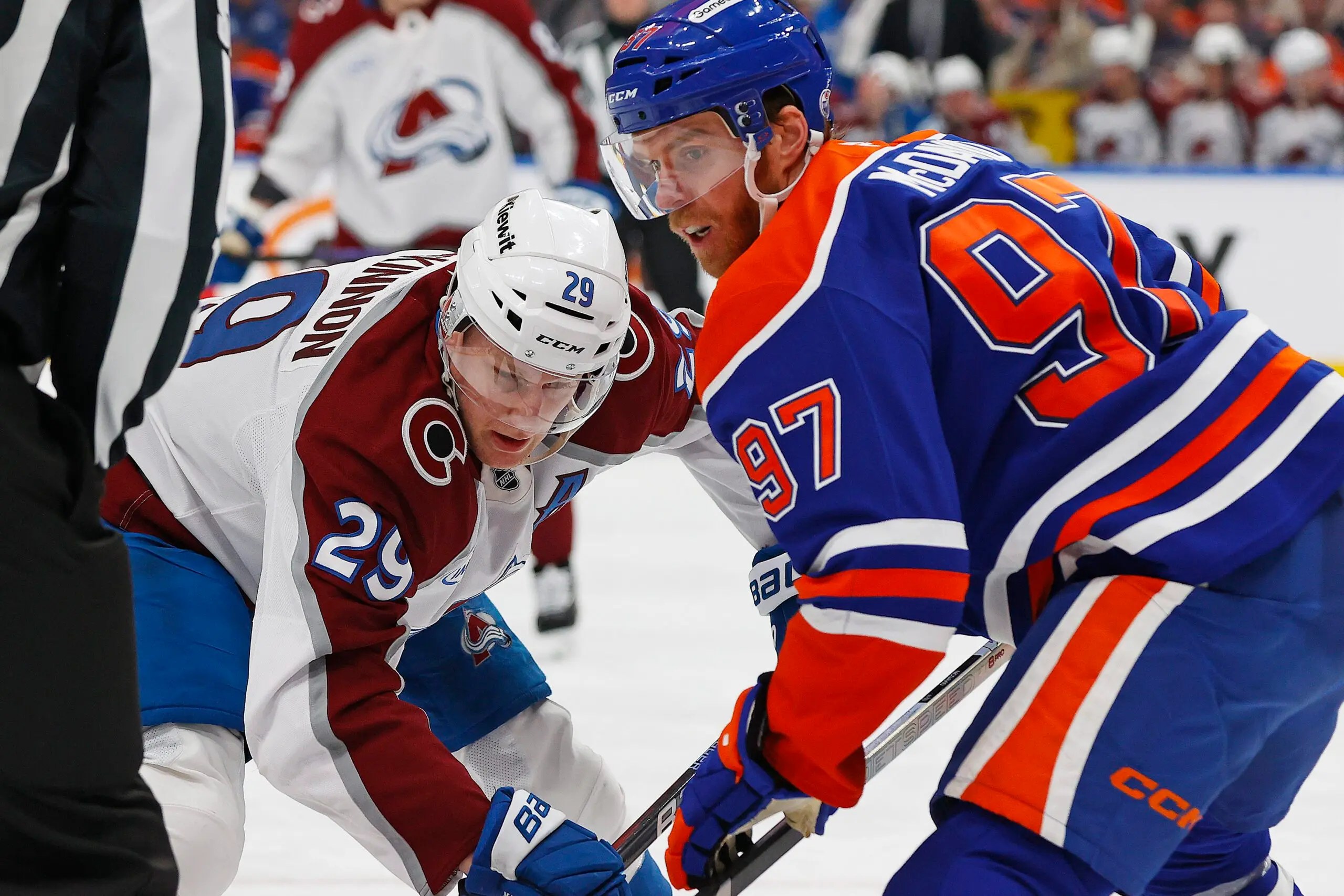 Nathan MacKinnon and Connor McDavid