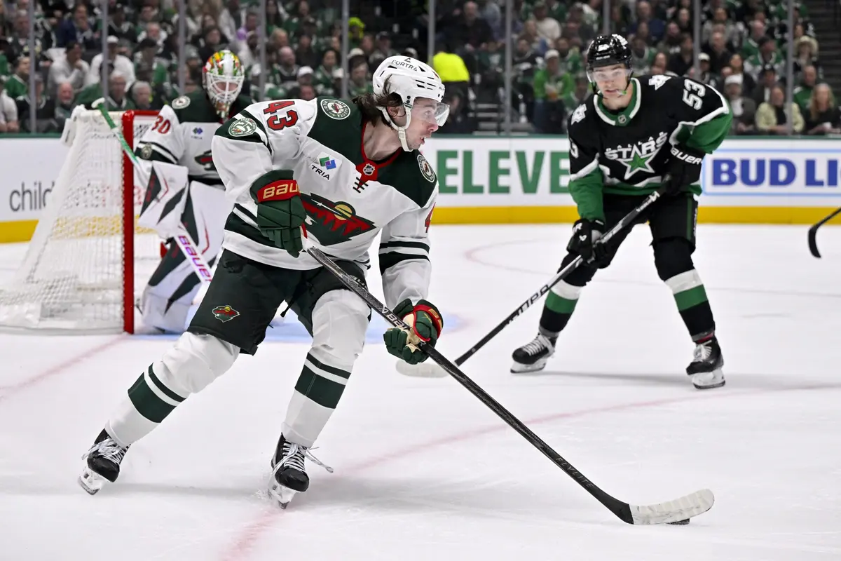 Quinn Hughes Logs 32 Minutes a Night as Minnesota Takes 3-2 Series Lead Over Dallas