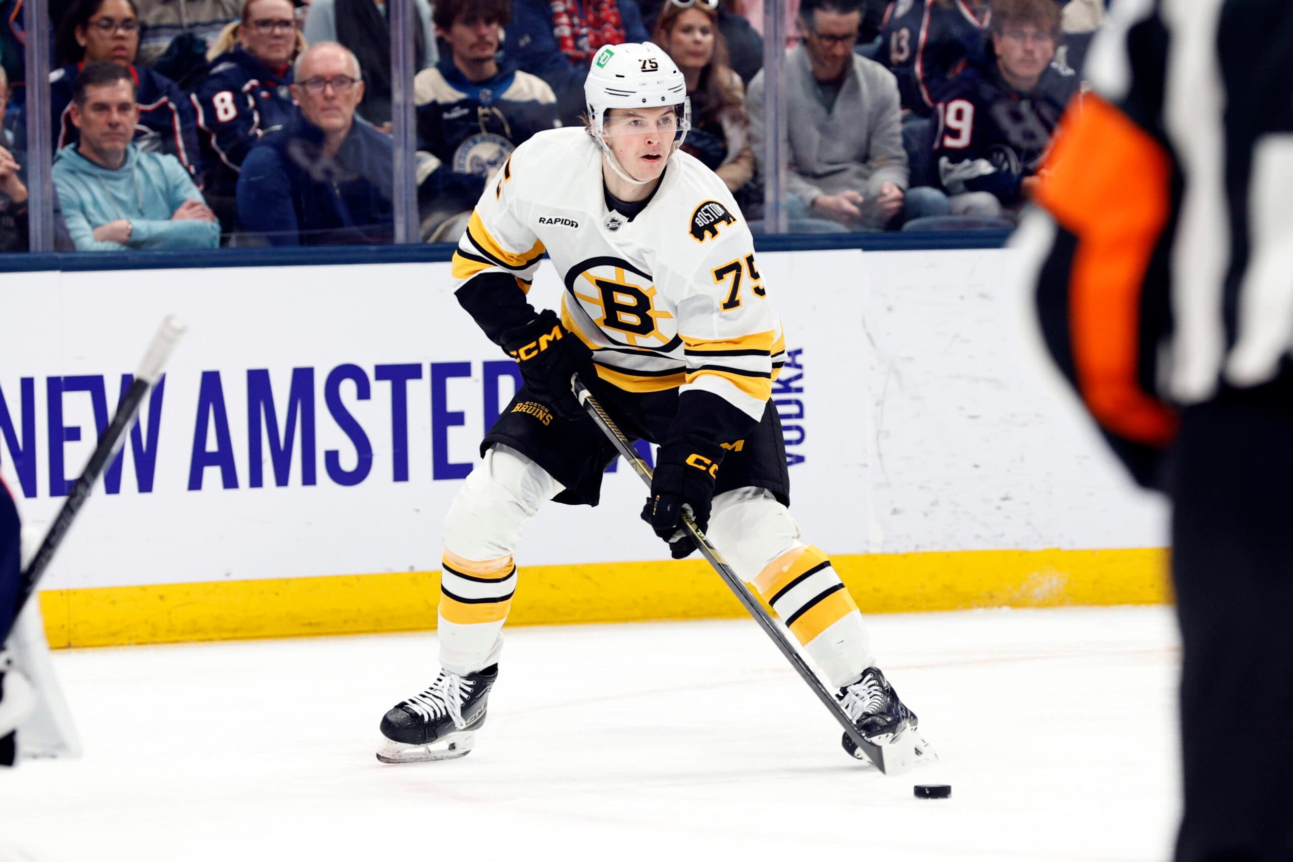 Bruins sign Lukas Reichel to one-year contract