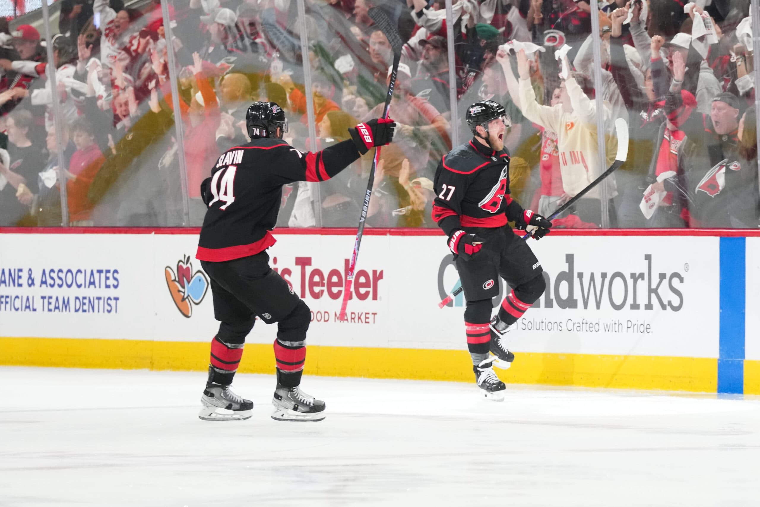 Ehlers' two-goal performance helped Carolina bounce back from their Game 1 loss.