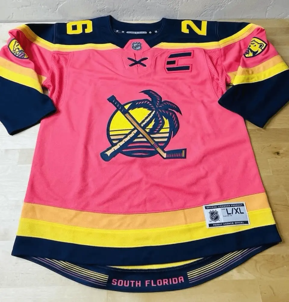 Florida's supposed Hometown Remix jersey for 2026-27 (Icethetics)