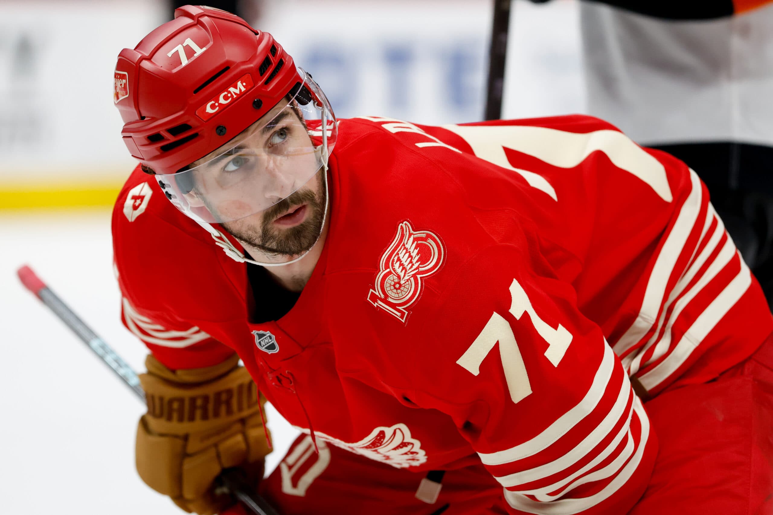 Red Wings’ Dylan Larkin to miss opening weekend with upper-body injury