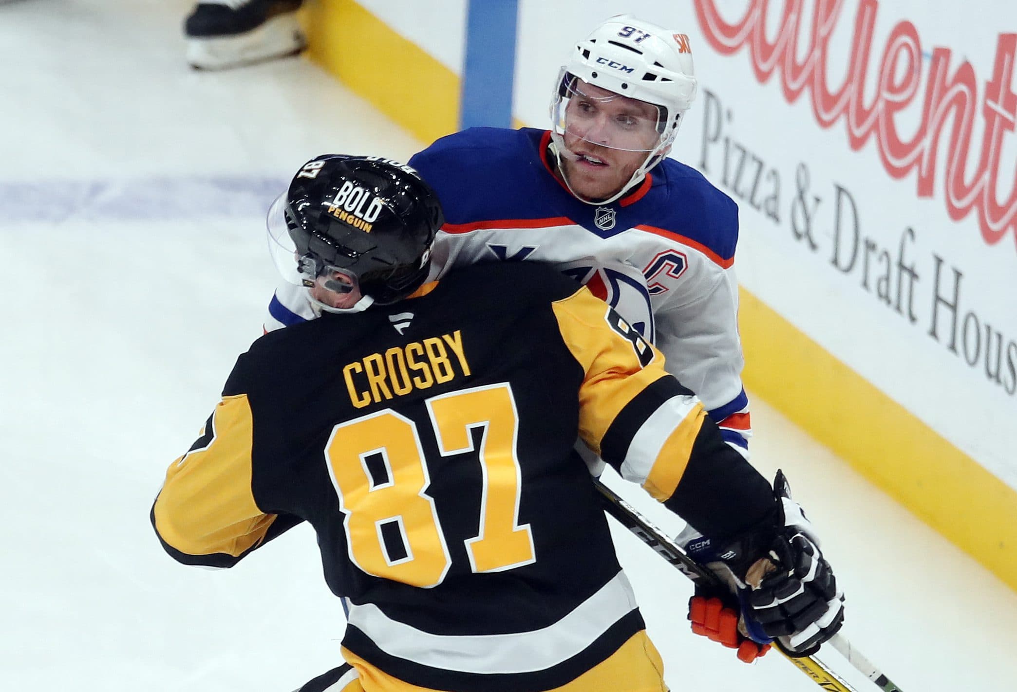 Sidney Crosby and Connor McDavid