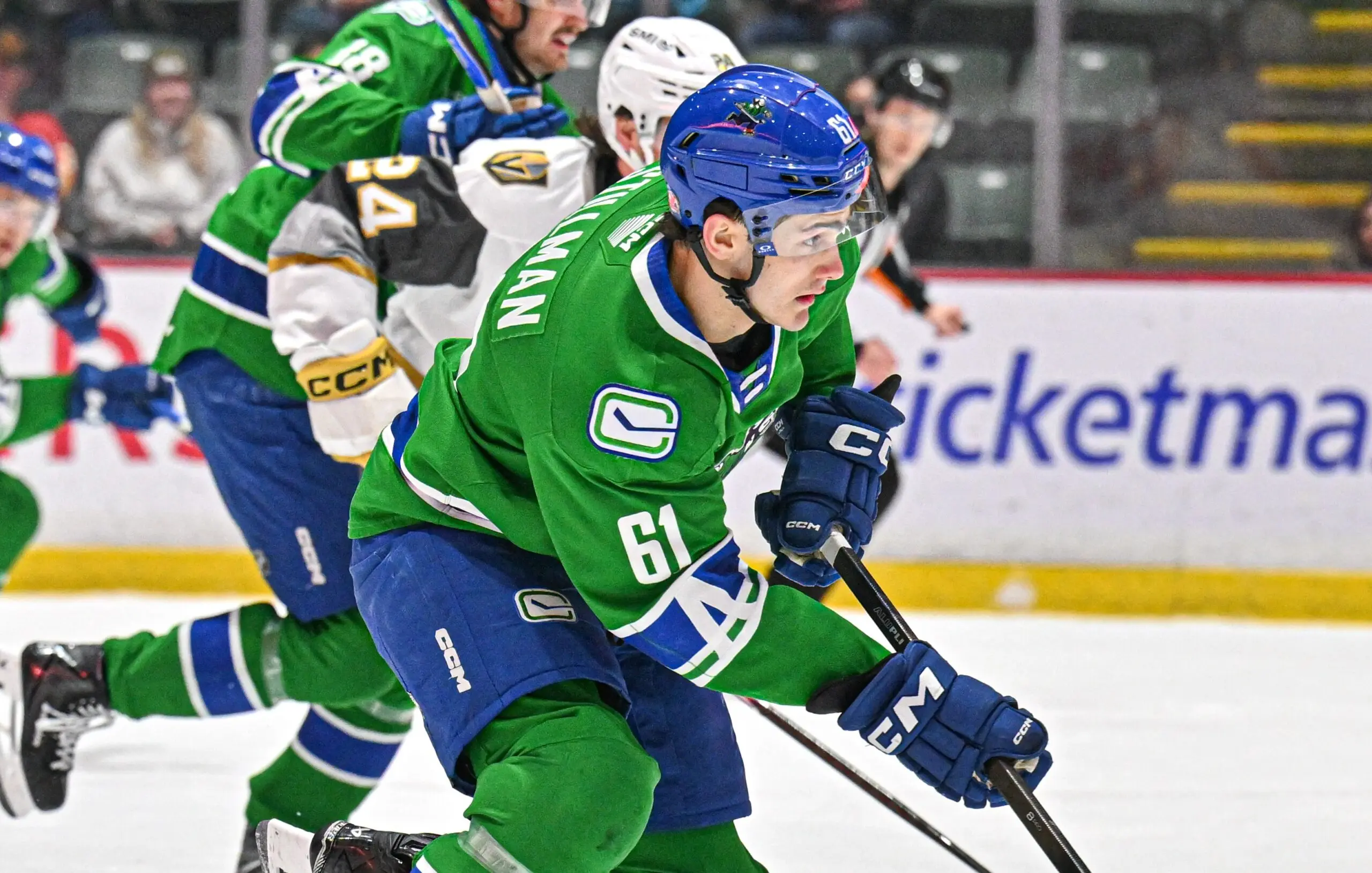 Abbotsford Canucks forward Chase Stillman