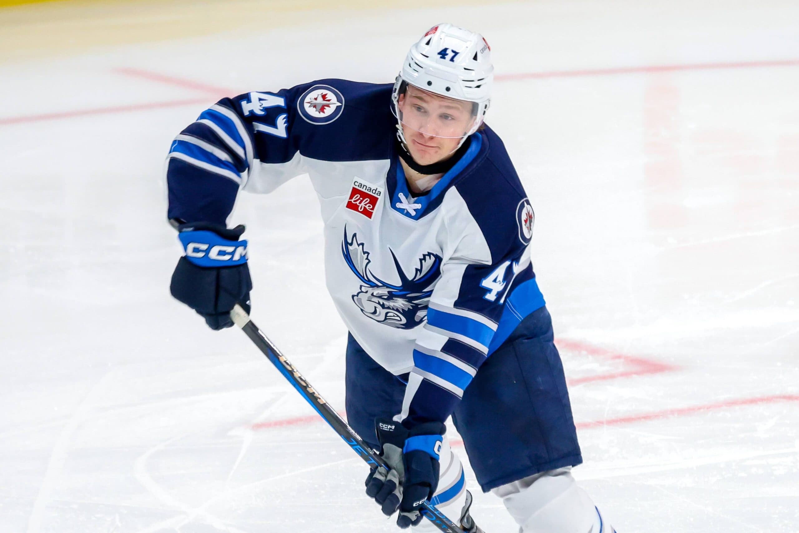 Manitoba Moose defenseman Dylan Anhorn