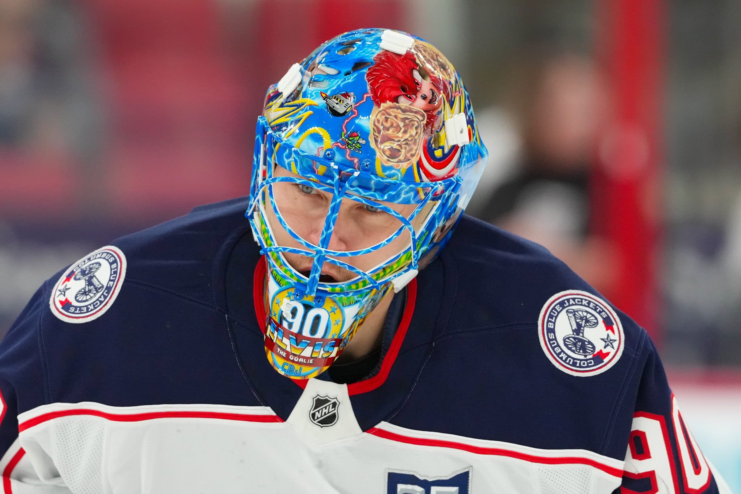 Blue Jackets’ Elvis Merzlikins undergoes shoulder surgery, no timeline for return