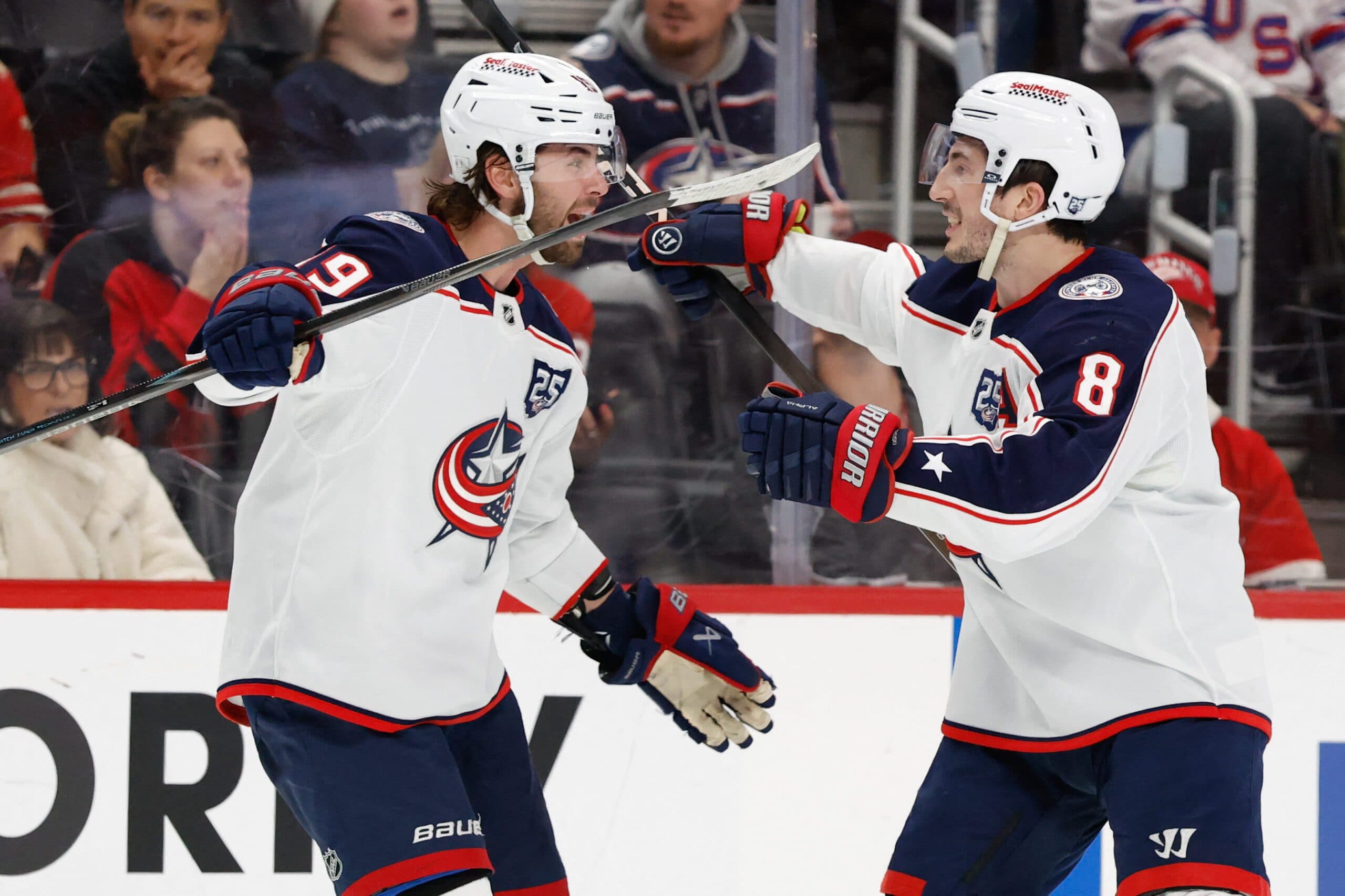 Adam Fantilli and Zach Werenski
