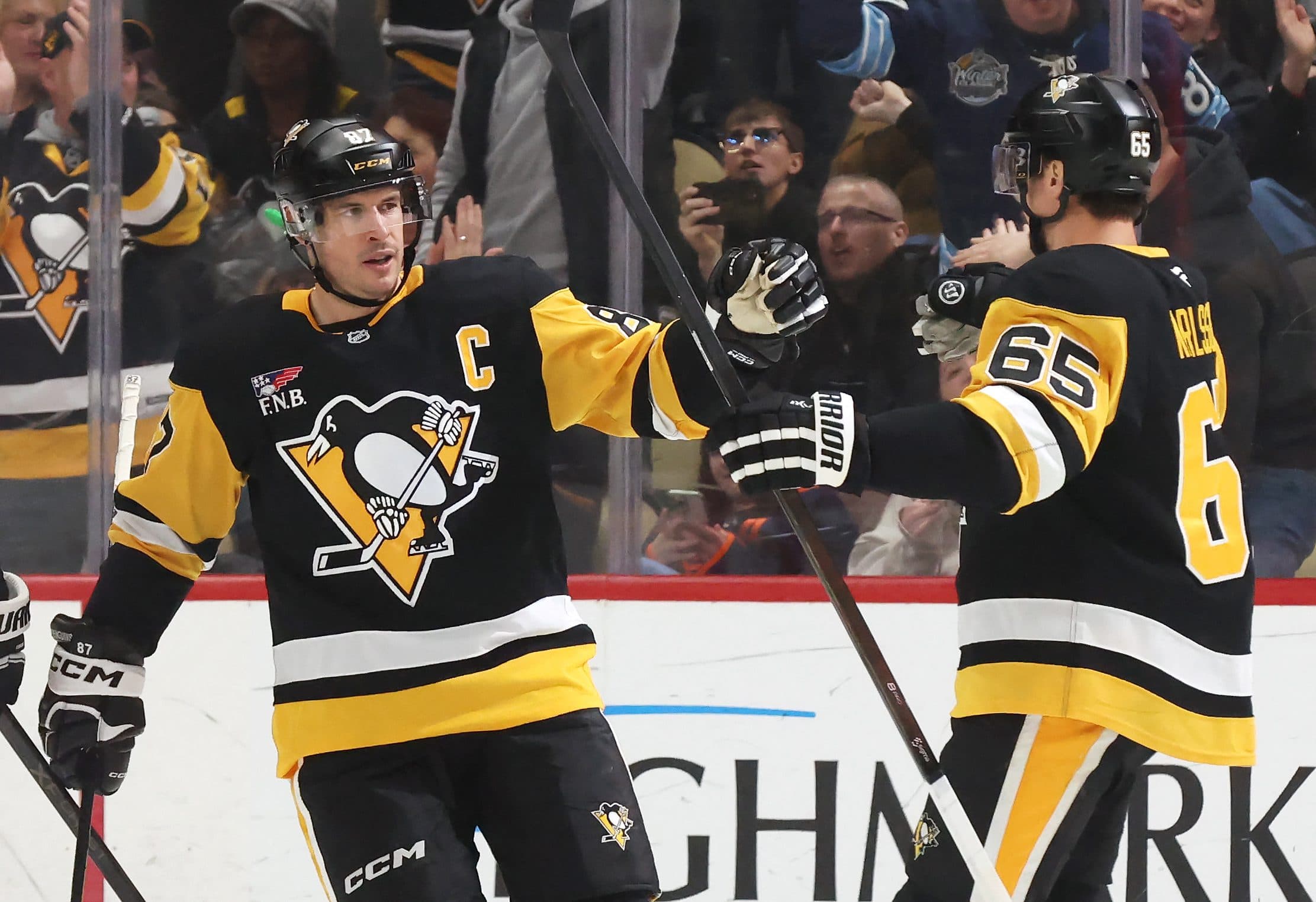 Sidney Crosby and Erik Karlsson