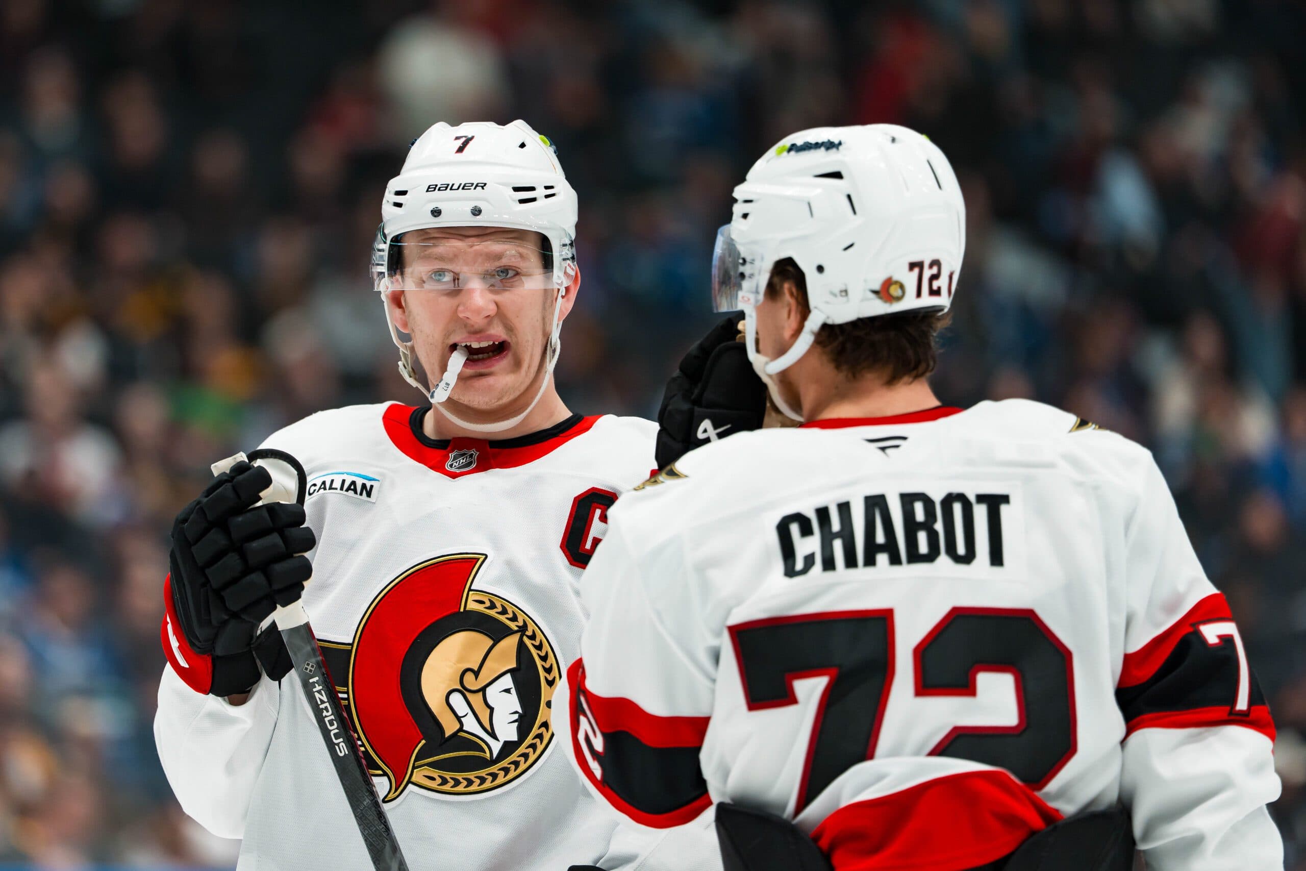 Thomas Chabot says Senators don’t hold ill will toward Brady Tkachuk