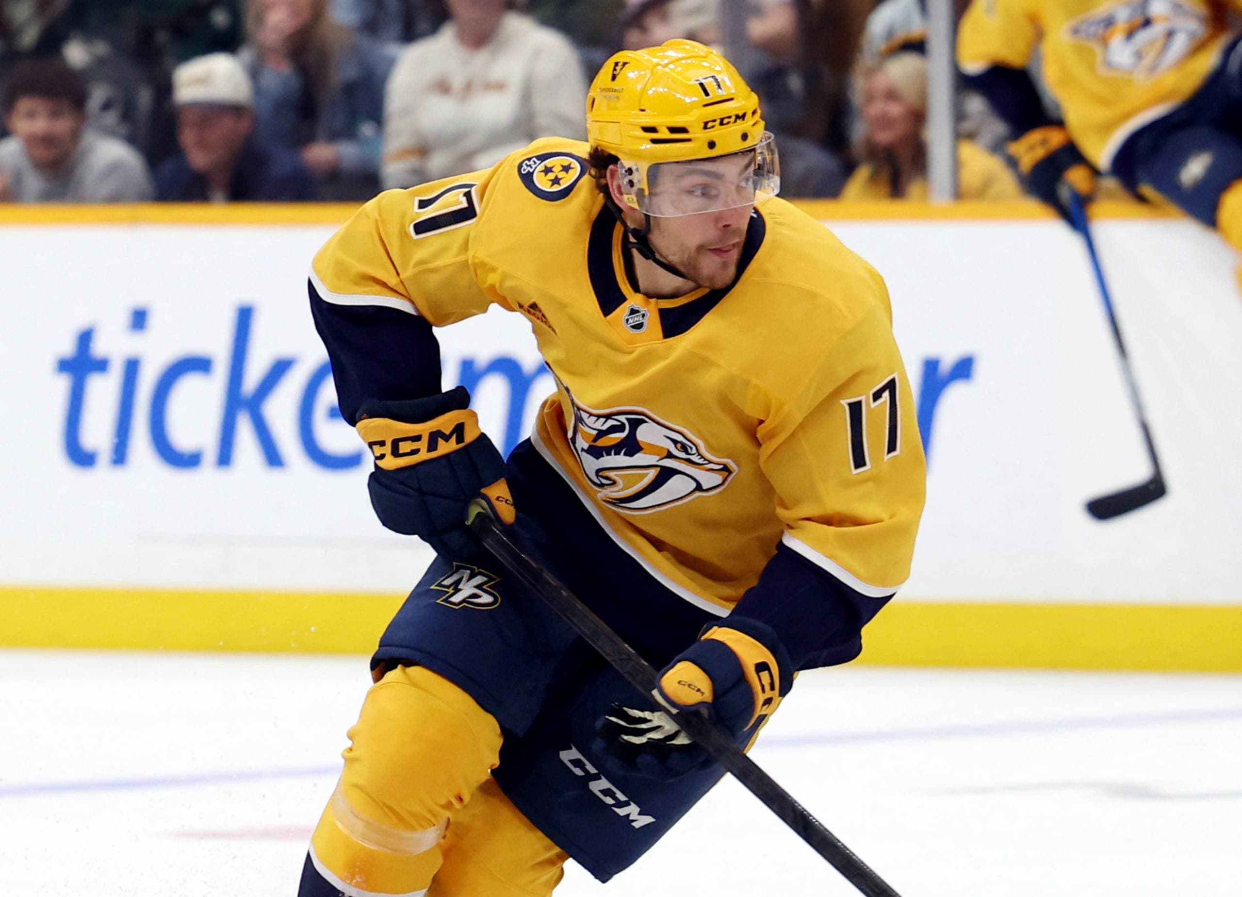 Predators place Tyson Jost on waivers
