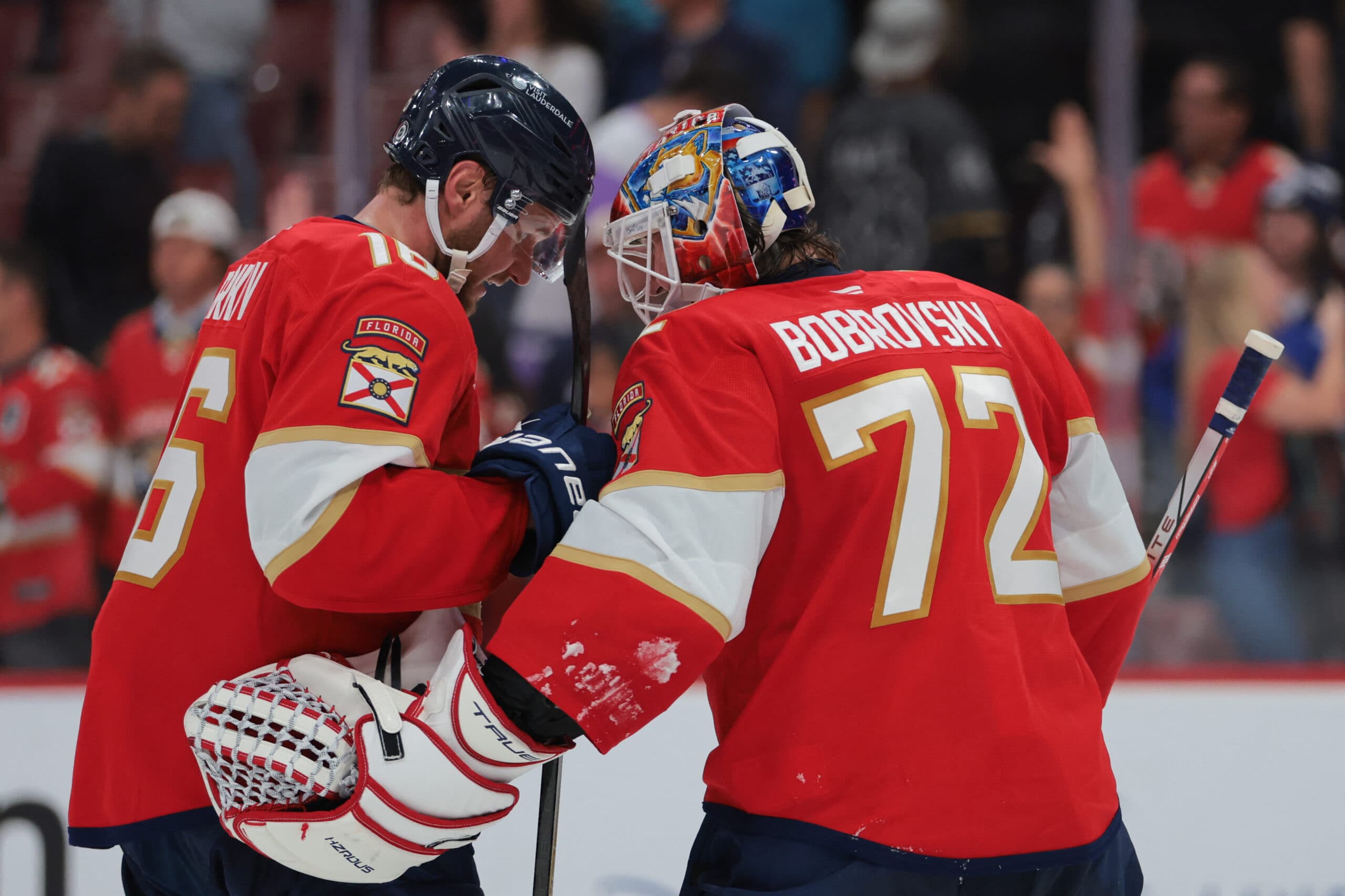 Panthers’ Barkov on Bobrovsky: ‘When he speaks, everyone listens’