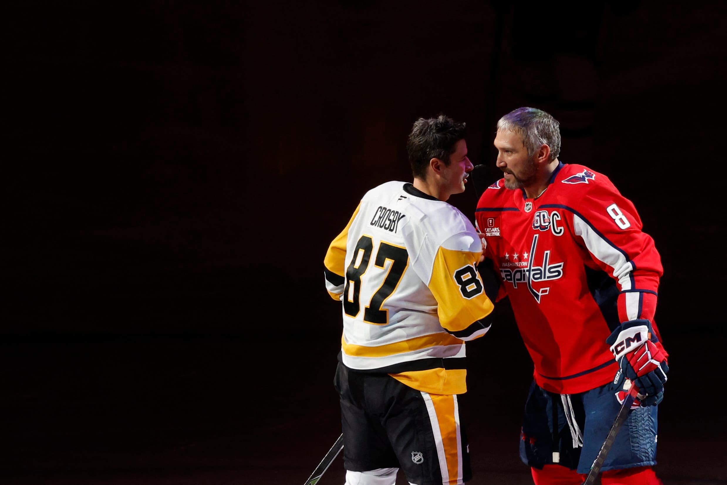 Sidney Crosby and Alex Ovechkin