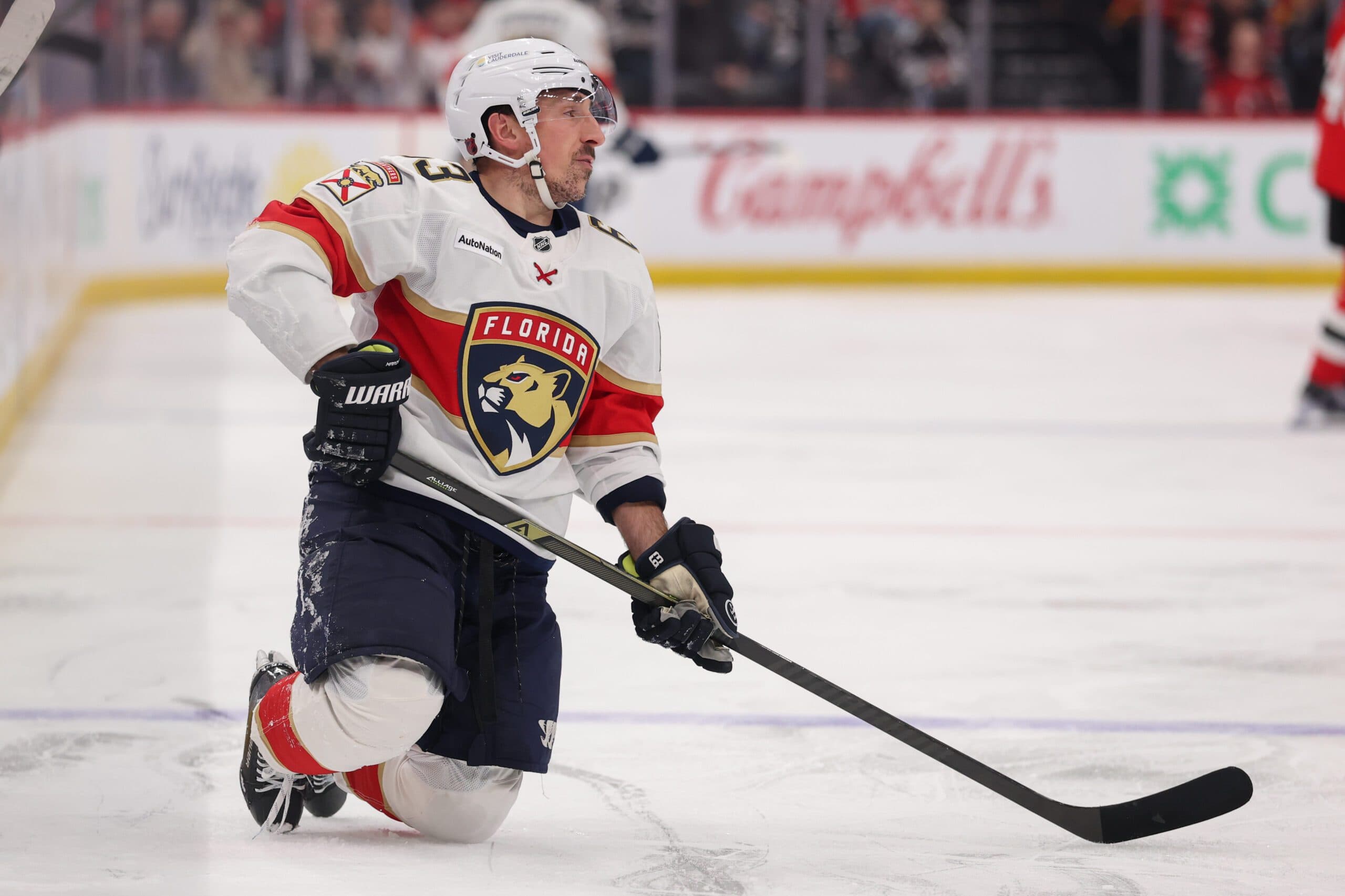 Marchand suffered the injury during Tuesday's win over the Los Angeles Kings.