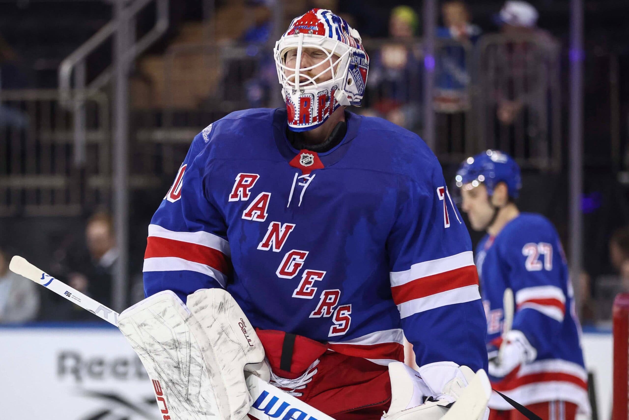 Rangers place Joonas Korpisalo on injured reserve